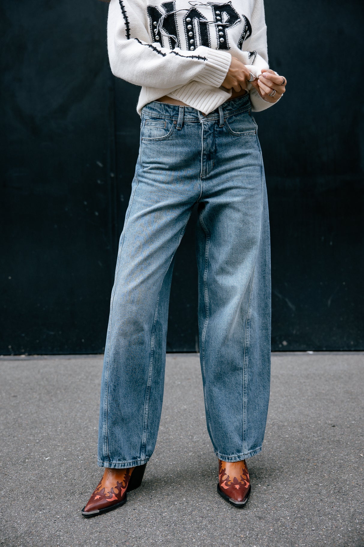 Jeans balloon leg Frau Nettie Denim piura | Freeman T. Porter