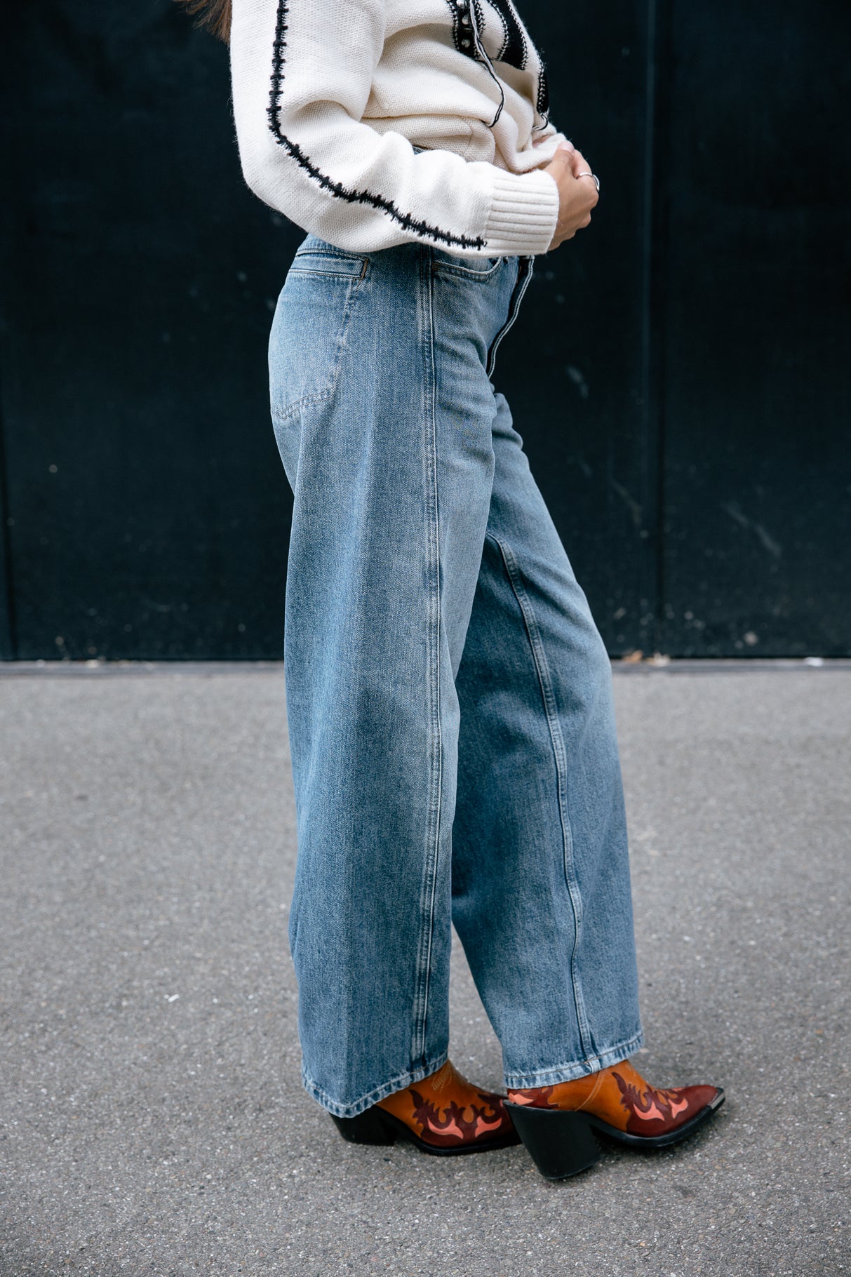 Jeans balloon leg Frau Nettie Denim piura | Freeman T. Porter