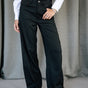 Pantalon barrel Femme Nettie Crown black | Freeman T. Porter