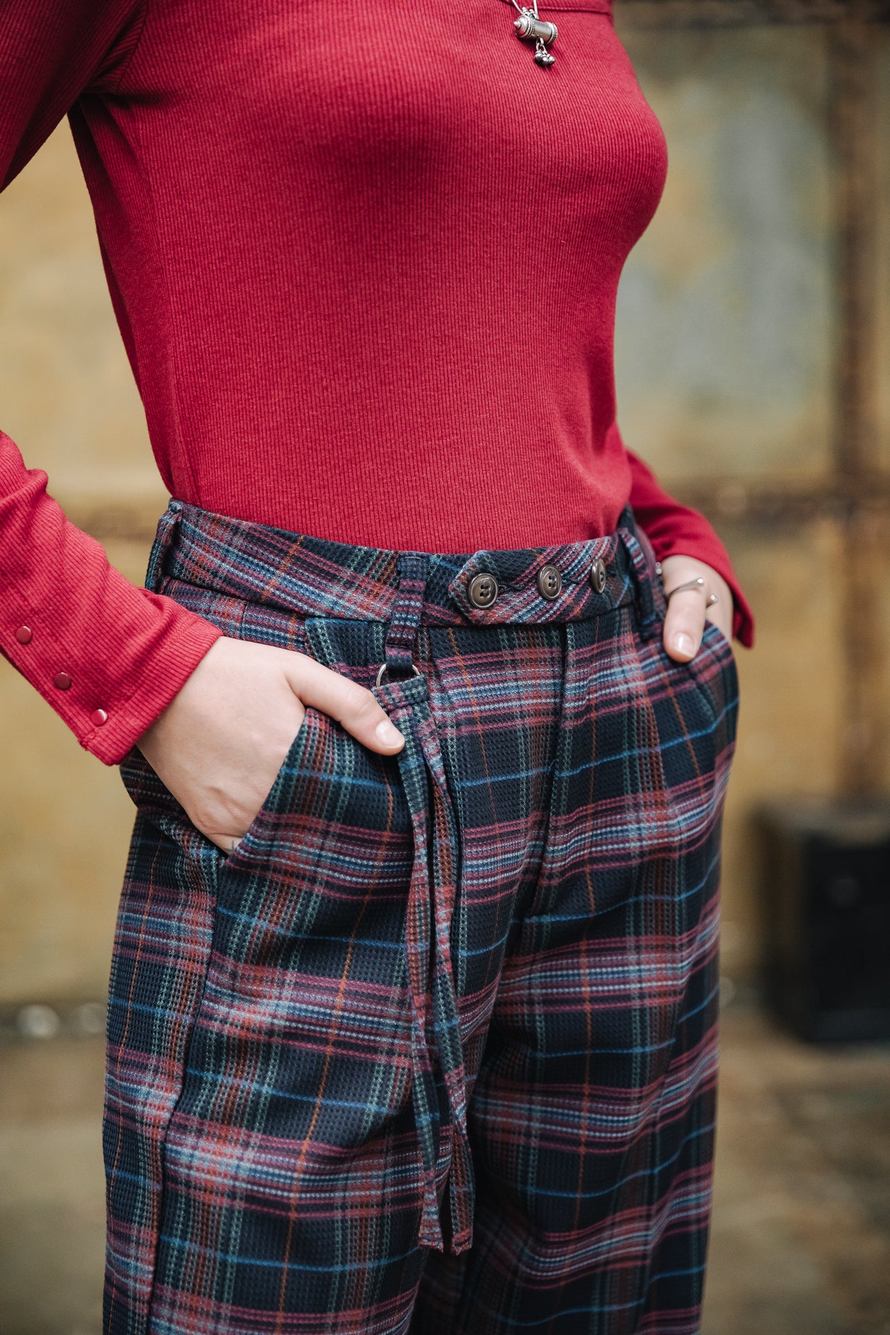 Pantalon longueur 7/8 Femme Loreta Glasgow original | Freeman T. Porter