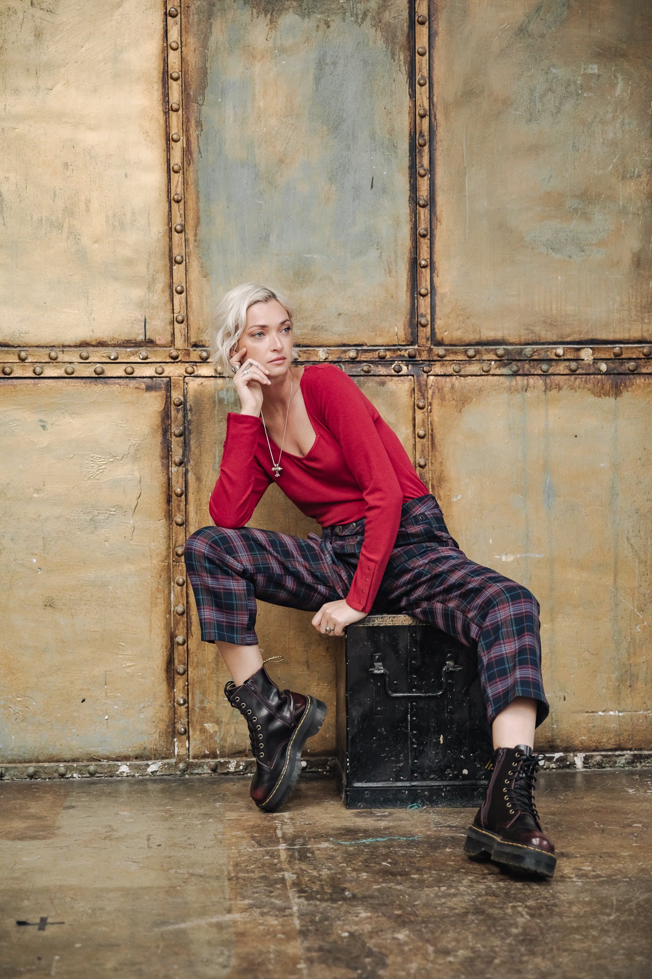 Pantalon longueur 7/8 Femme Loreta Glasgow original | Freeman T. Porter