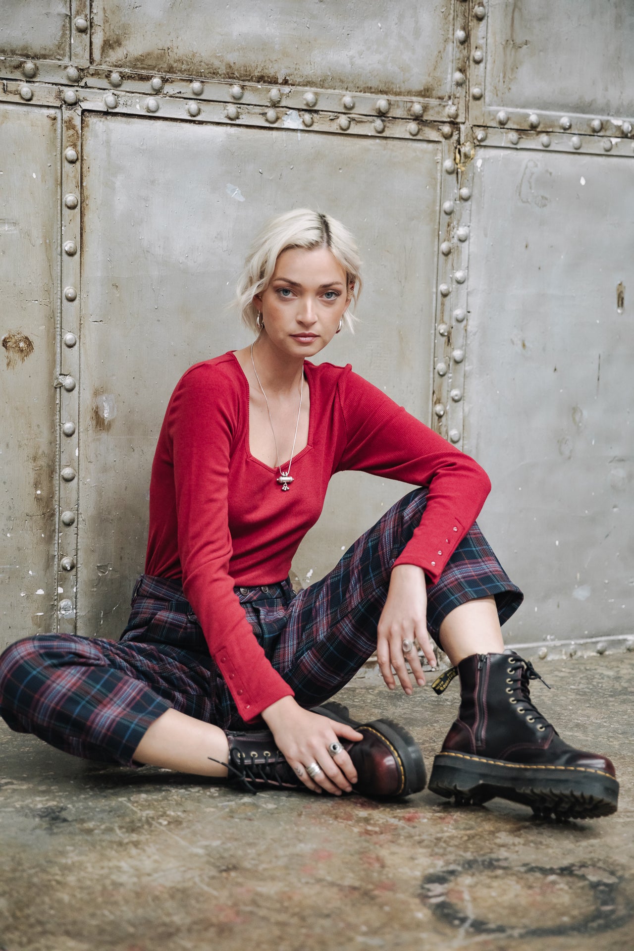 Pantalon longueur 7/8 Femme Loreta Glasgow original | Freeman T. Porter