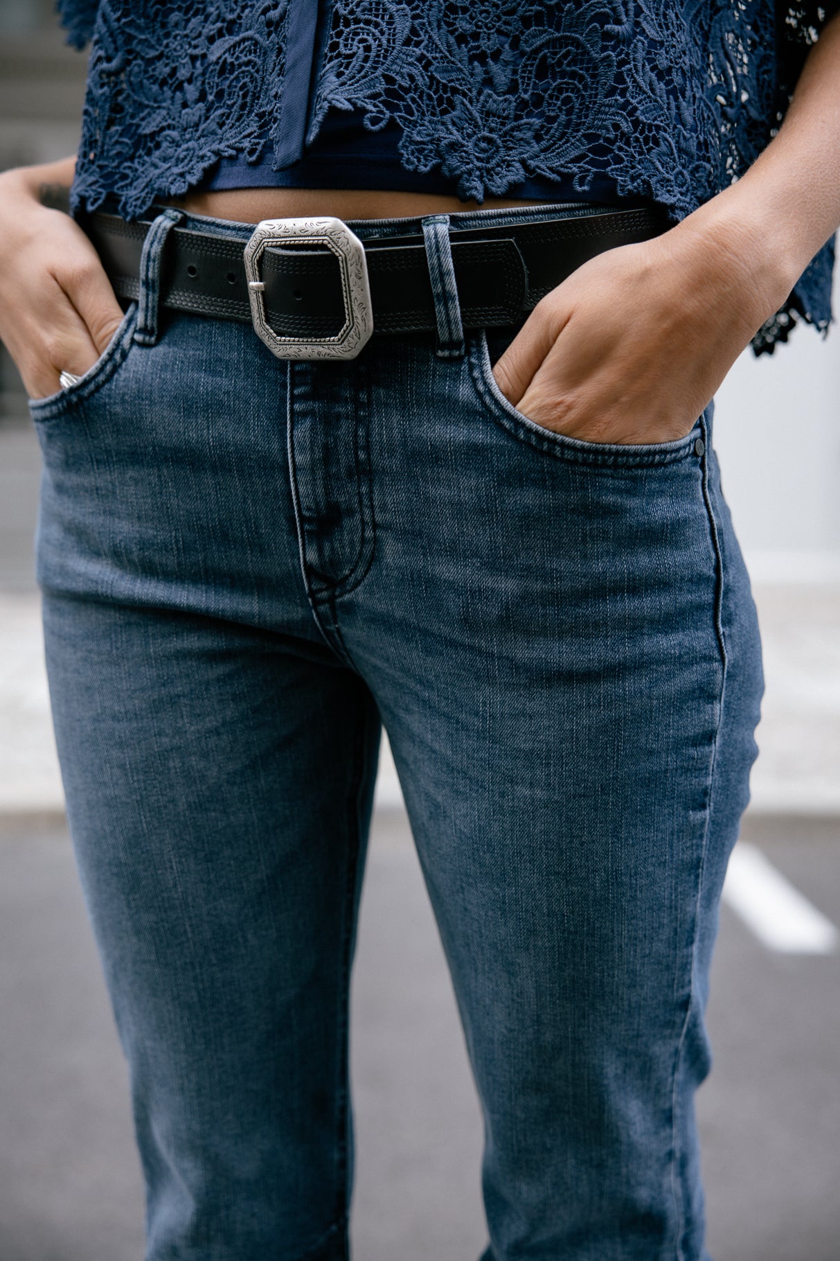Jeans bootcut Femme Karolina sirena | Freeman T. Porter