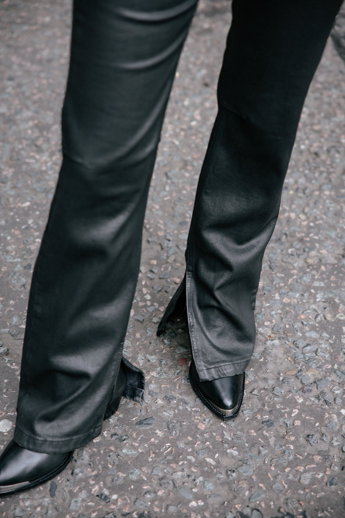 Jeans bootcut Mujer Karolina plated | Freeman T. Porter