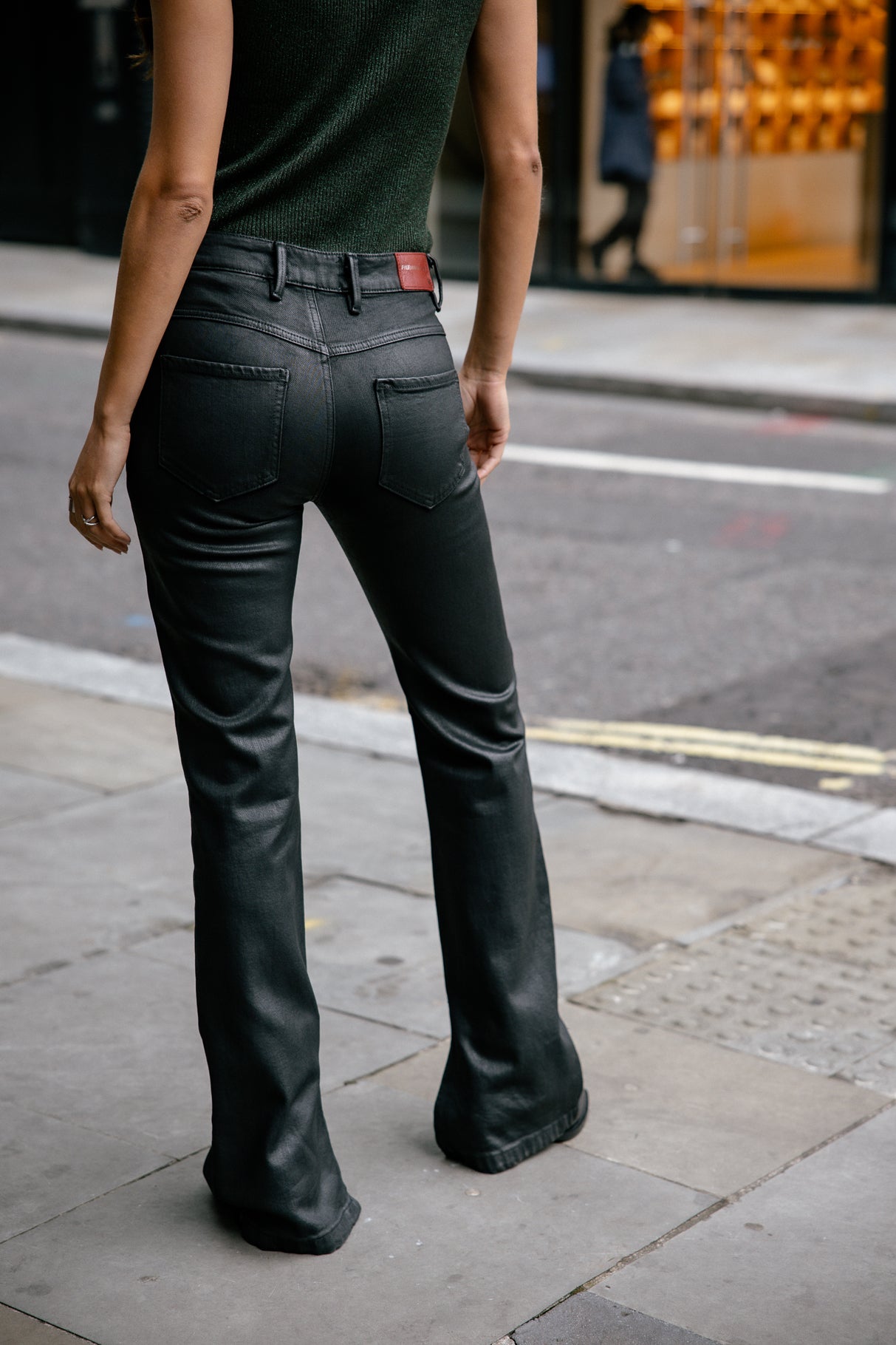 Jeans bootcut Femme Karolina plated | Freeman T. Porter