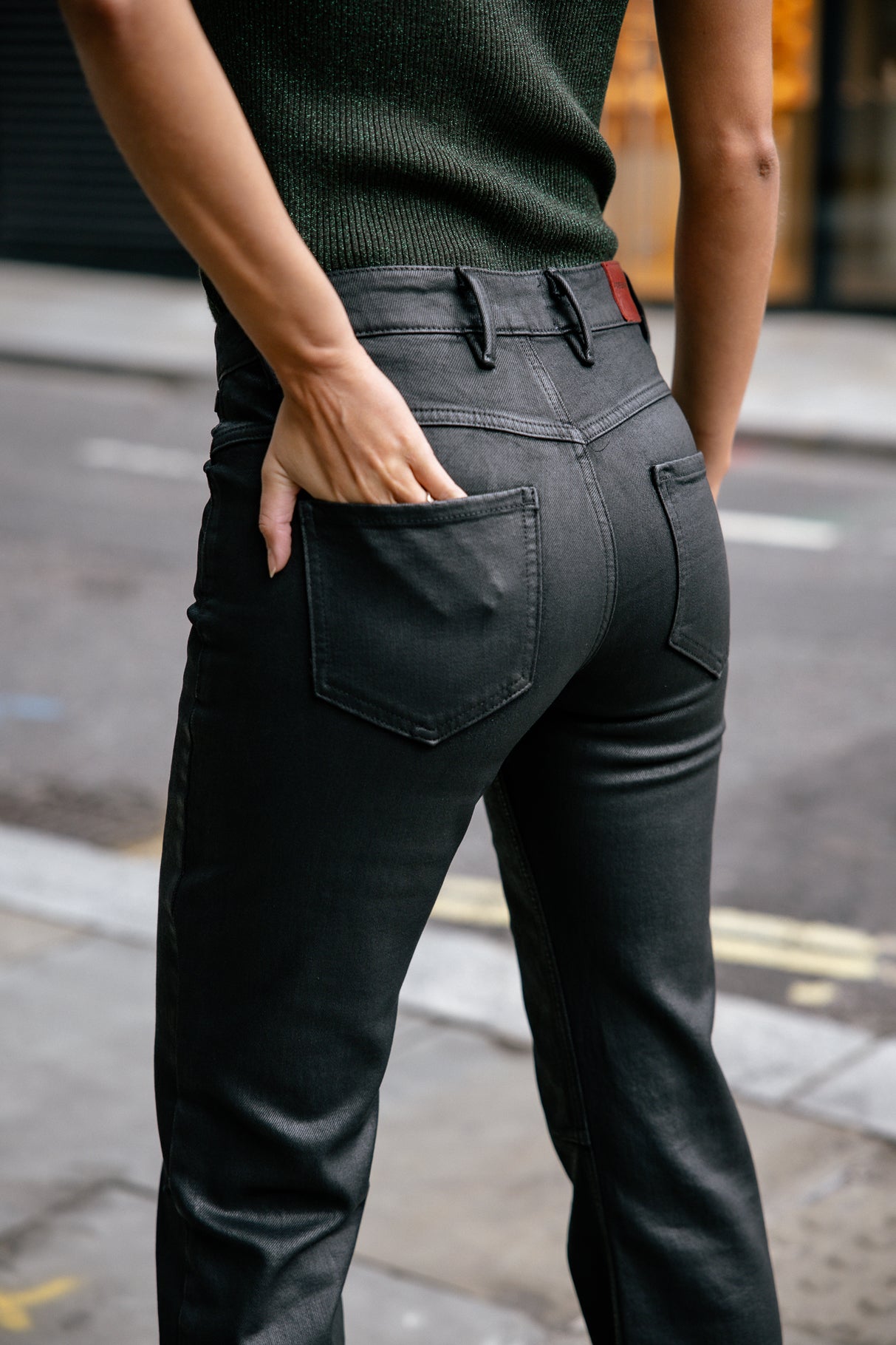 Jeans bootcut Femme Karolina plated | Freeman T. Porter