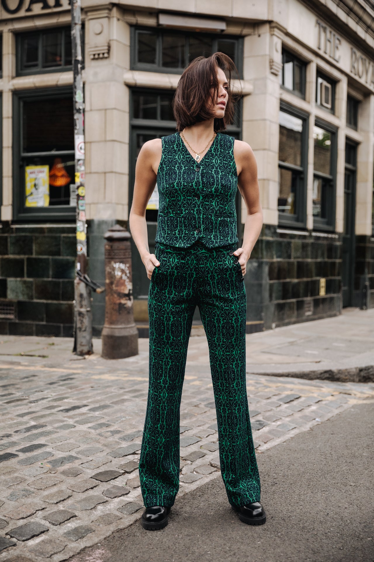 Pantalon bootcut Femme Roma Baroca original | Freeman T. Porter
