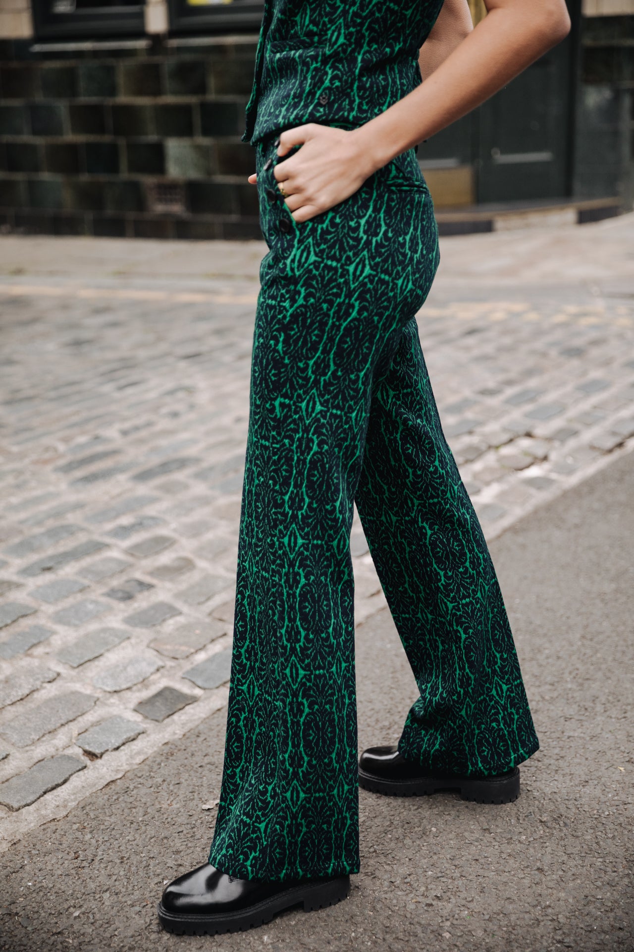 Pantalon bootcut Femme Roma Baroca original | Freeman T. Porter