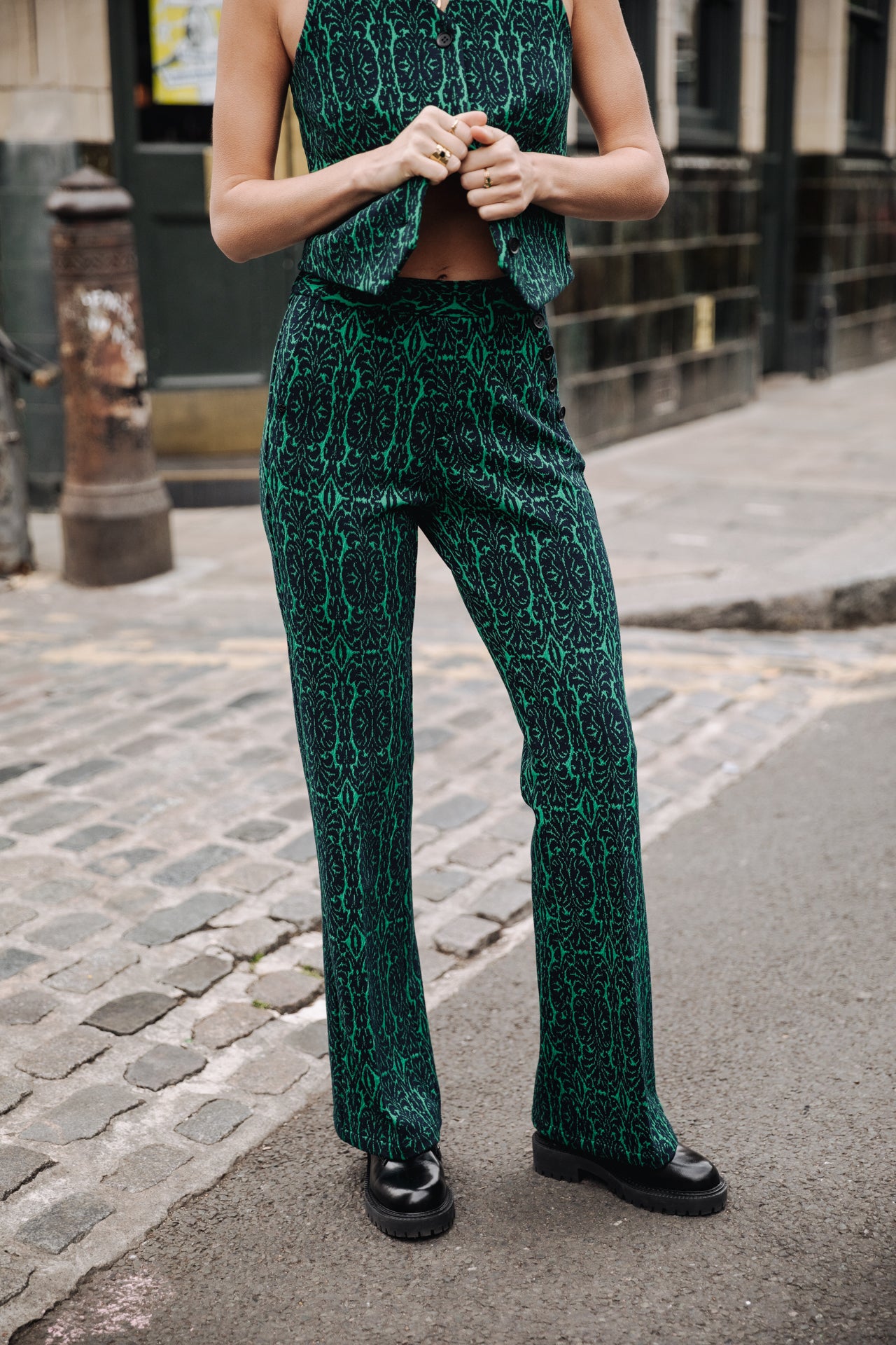 Pantalon bootcut Femme Roma Baroca original | Freeman T. Porter