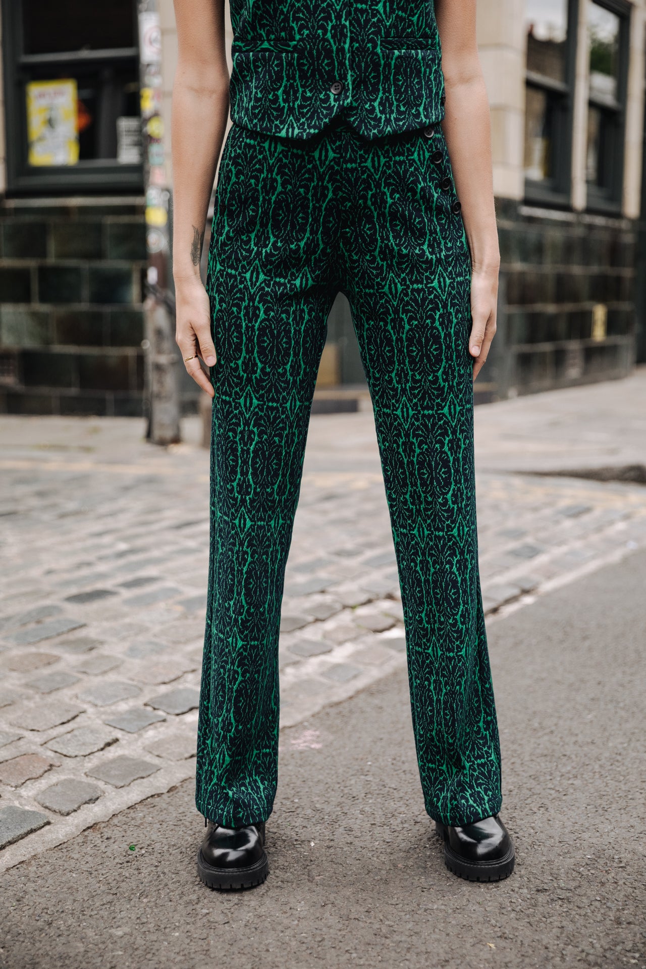 Pantalon bootcut Femme Roma Baroca original | Freeman T. Porter