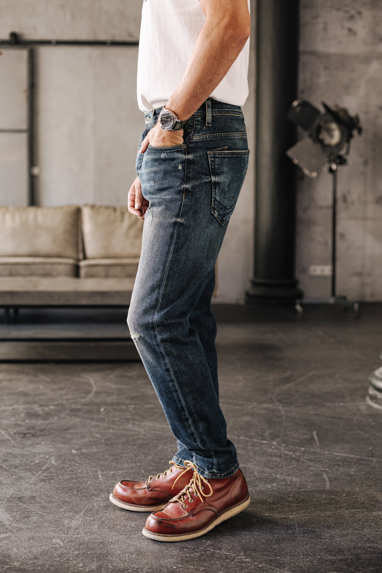 Jeans Tapered Men Erwan swing | Freeman T. Porter