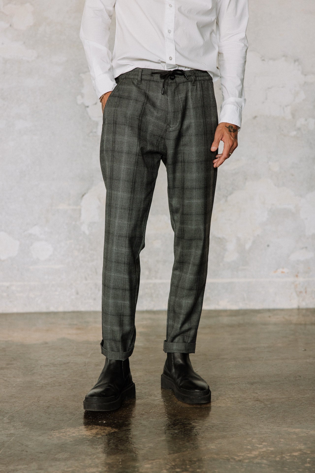 Pantalon relax Mann Derek Alias moon rock | Freeman T. Porter