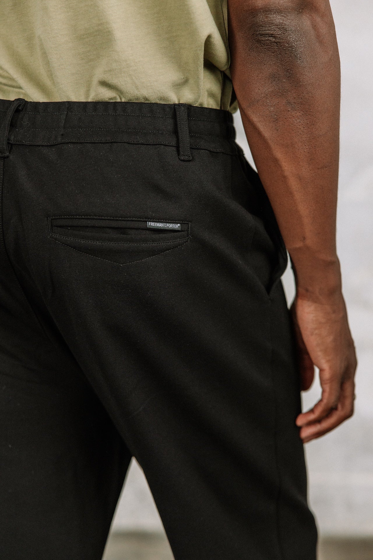 Relax-Hose Mann Derek Comfy black | Freeman T. Porter