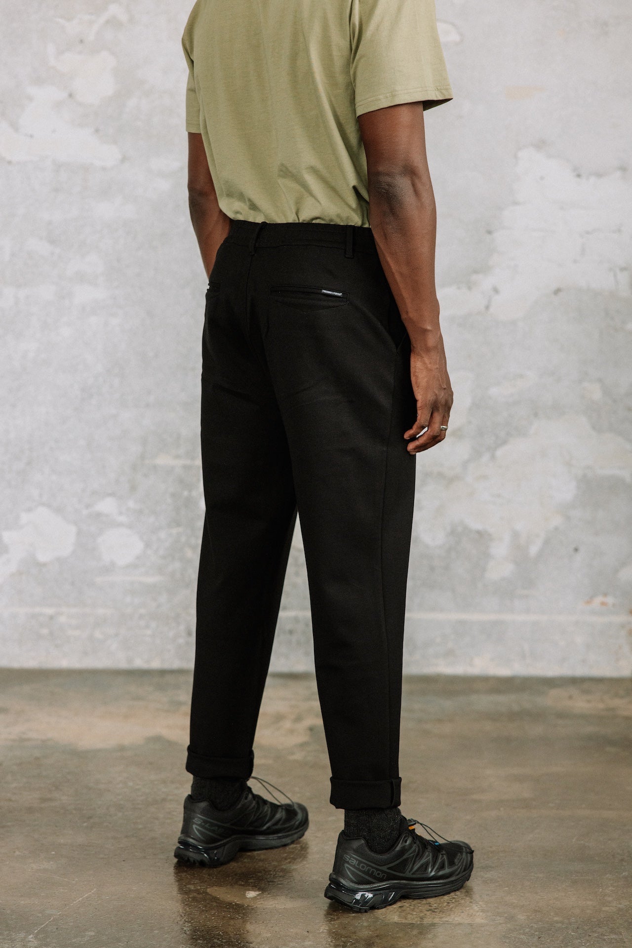 Relax-Hose Mann Derek Comfy black | Freeman T. Porter