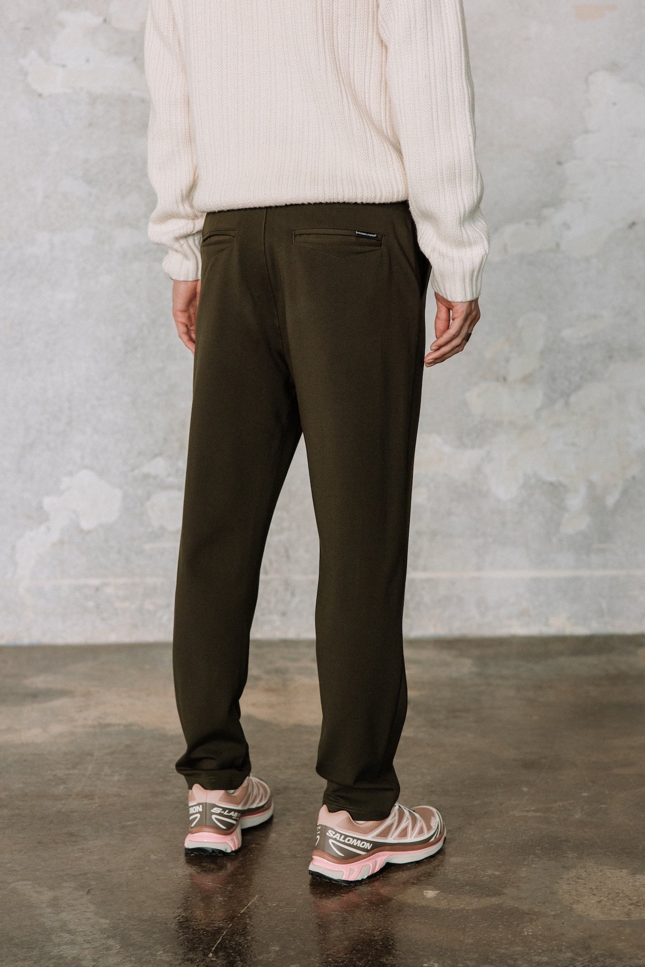 Pantalon relax Hombres Derek Comfy olive night | Freeman T. Porter