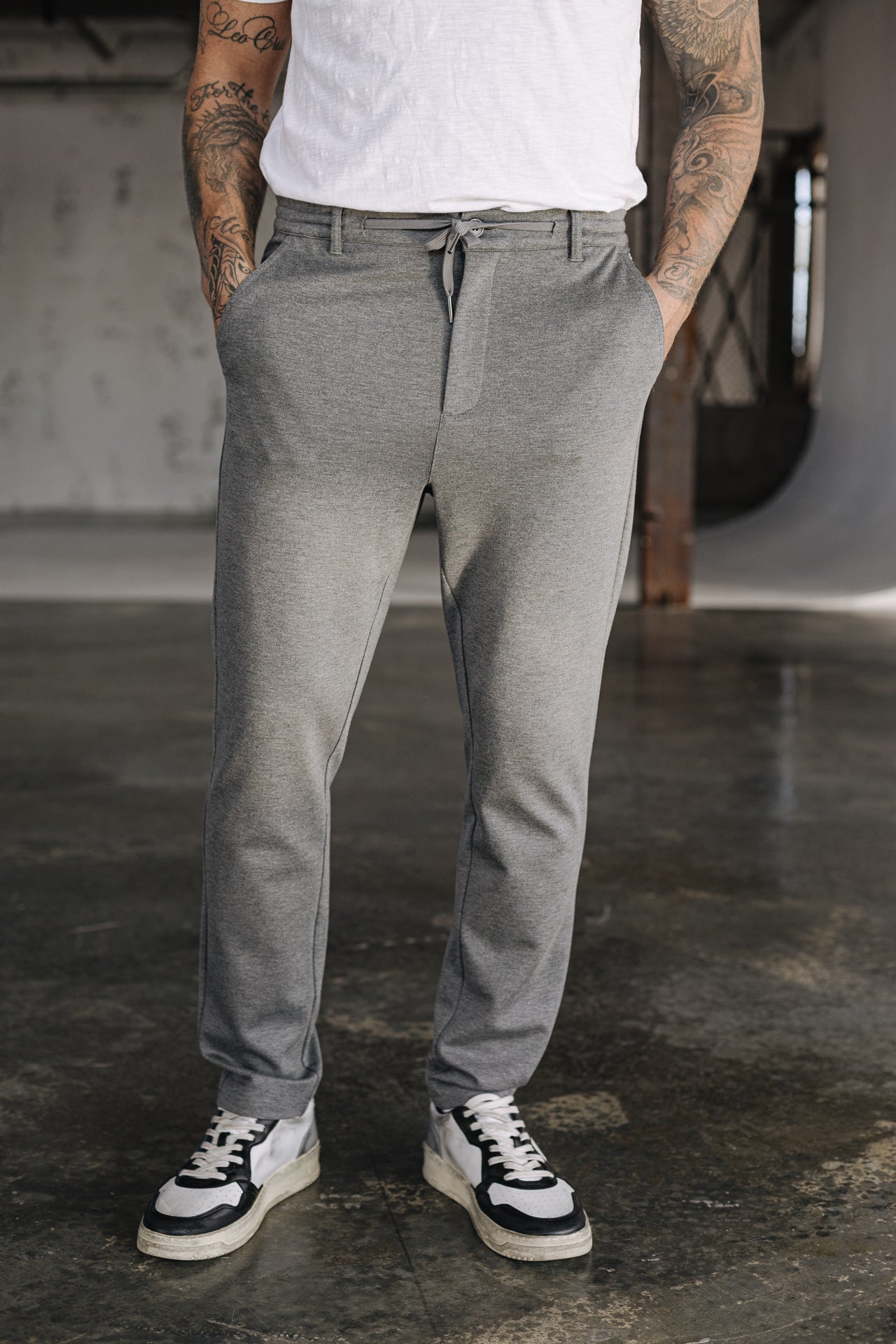 Pantalon relax Homme Derek Comfy moon rock | Freeman T. Porter