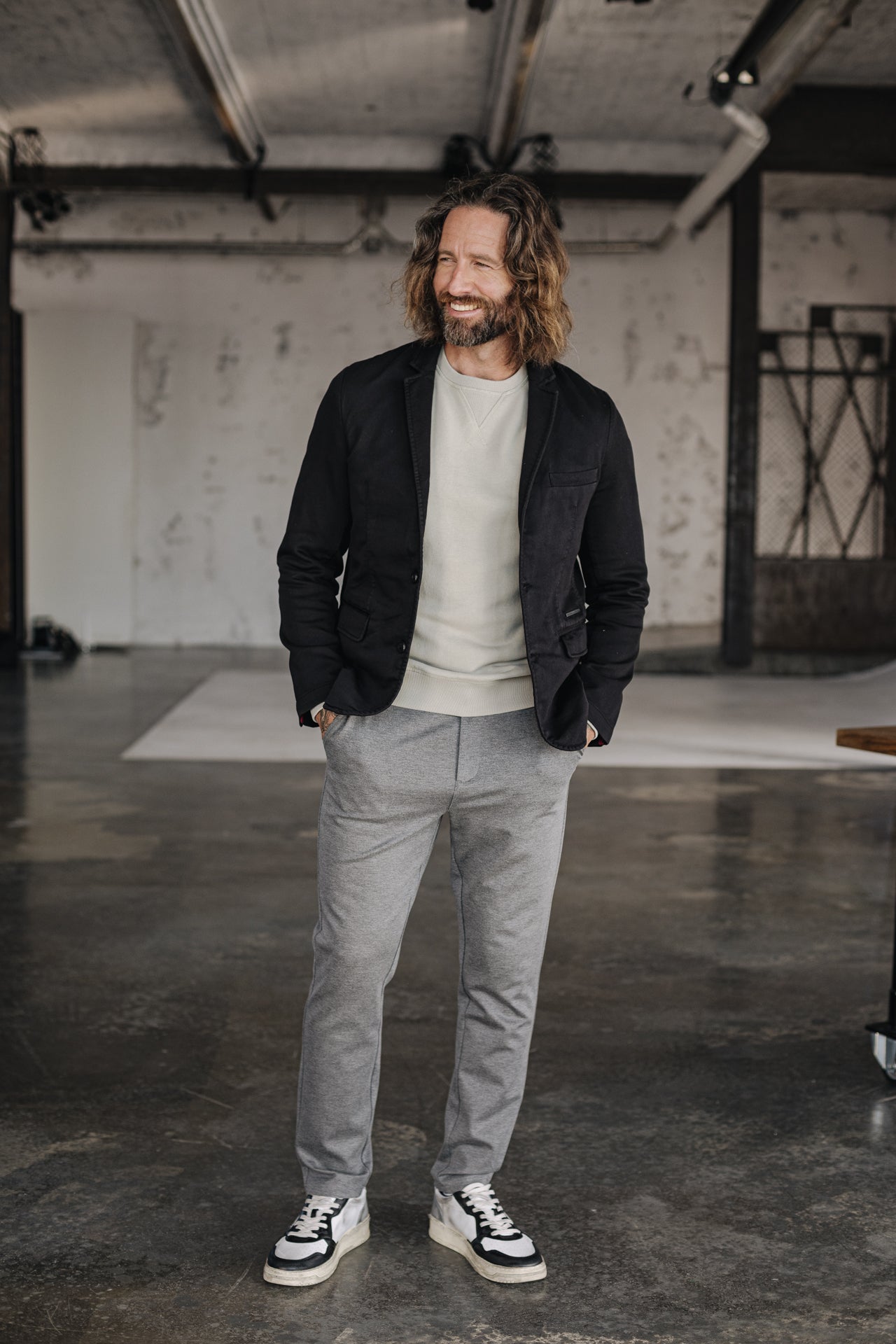 Pantalon relax Homme Derek Comfy moon rock | Freeman T. Porter