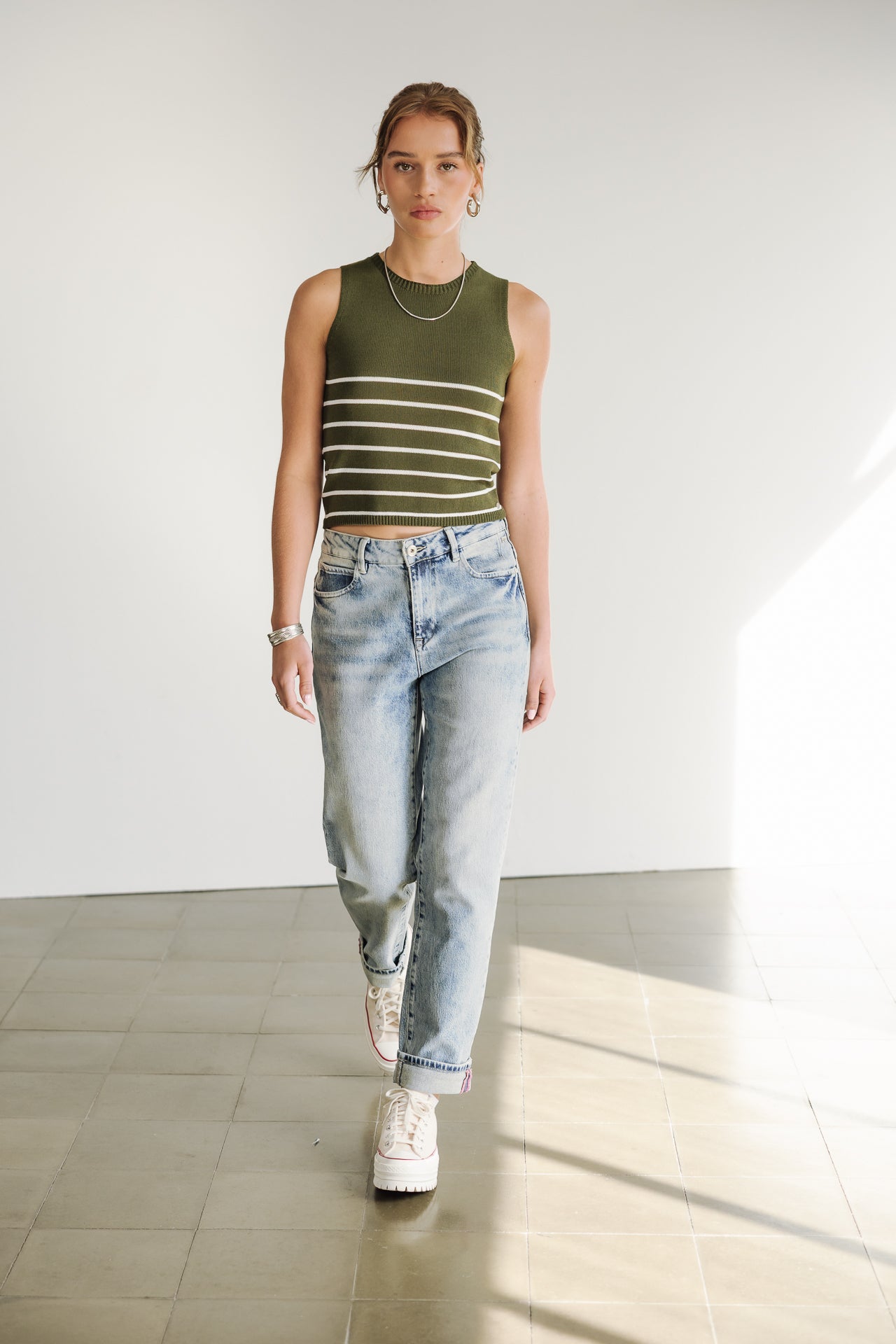 Jeans mit hoher Taille Frau Tracy SDM menzo | Freeman T. Porter