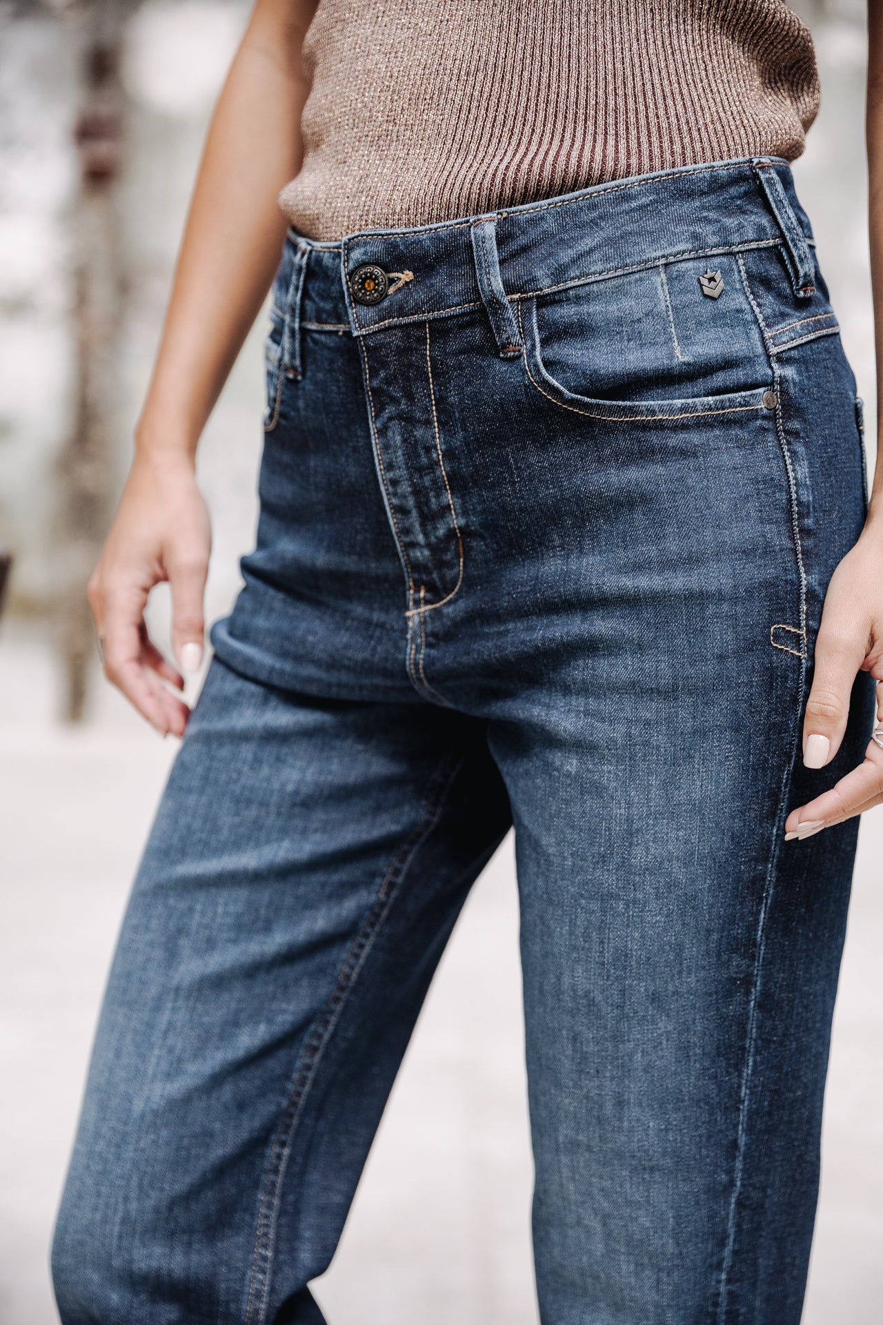 Jeans taille haute Femme Tracy santacruz | Freeman T. Porter