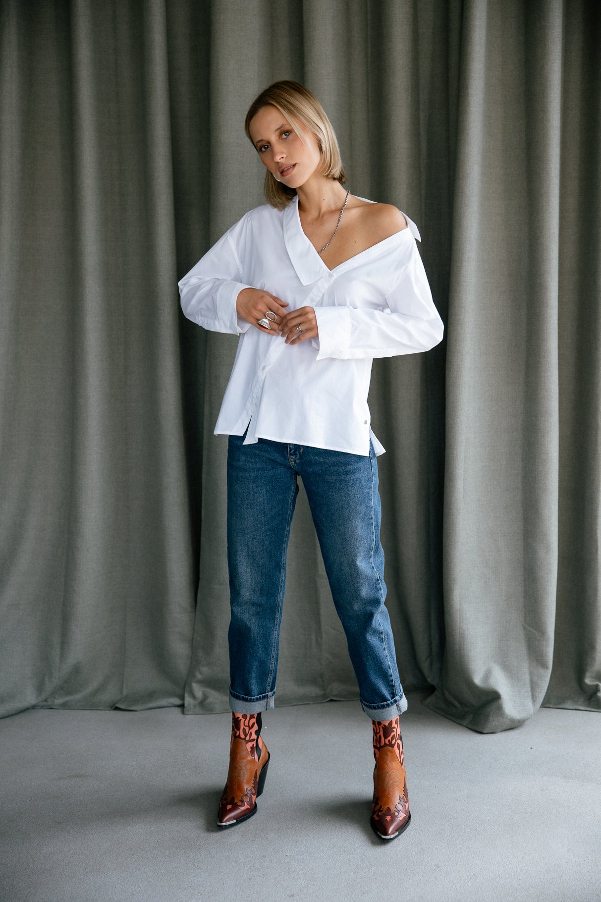Jeans taille haute Femme Tracy marvey | Freeman T. Porter