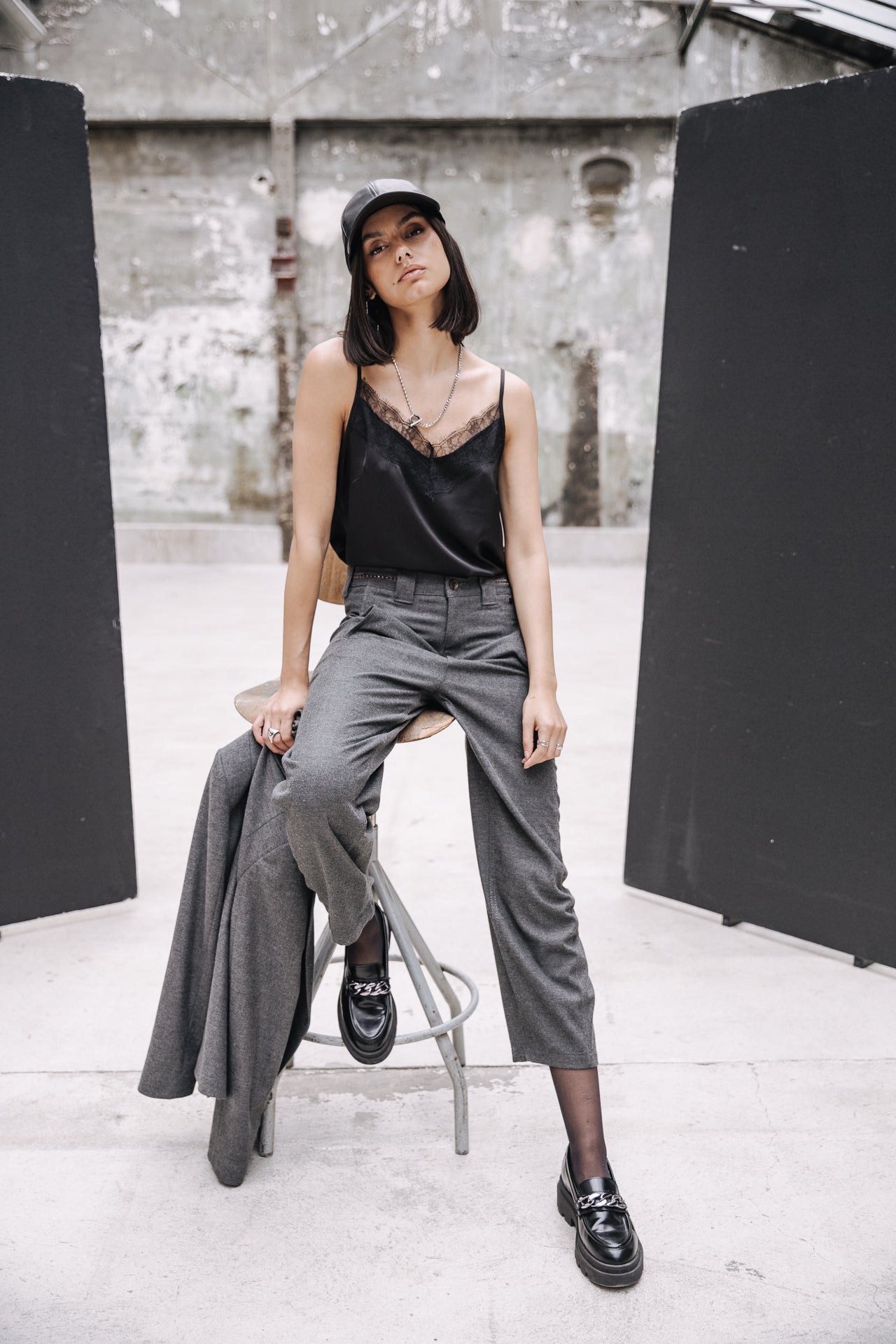 Pantalon jambes ballons Woman Rosalia City Moss moon rock | Freeman T. Porter