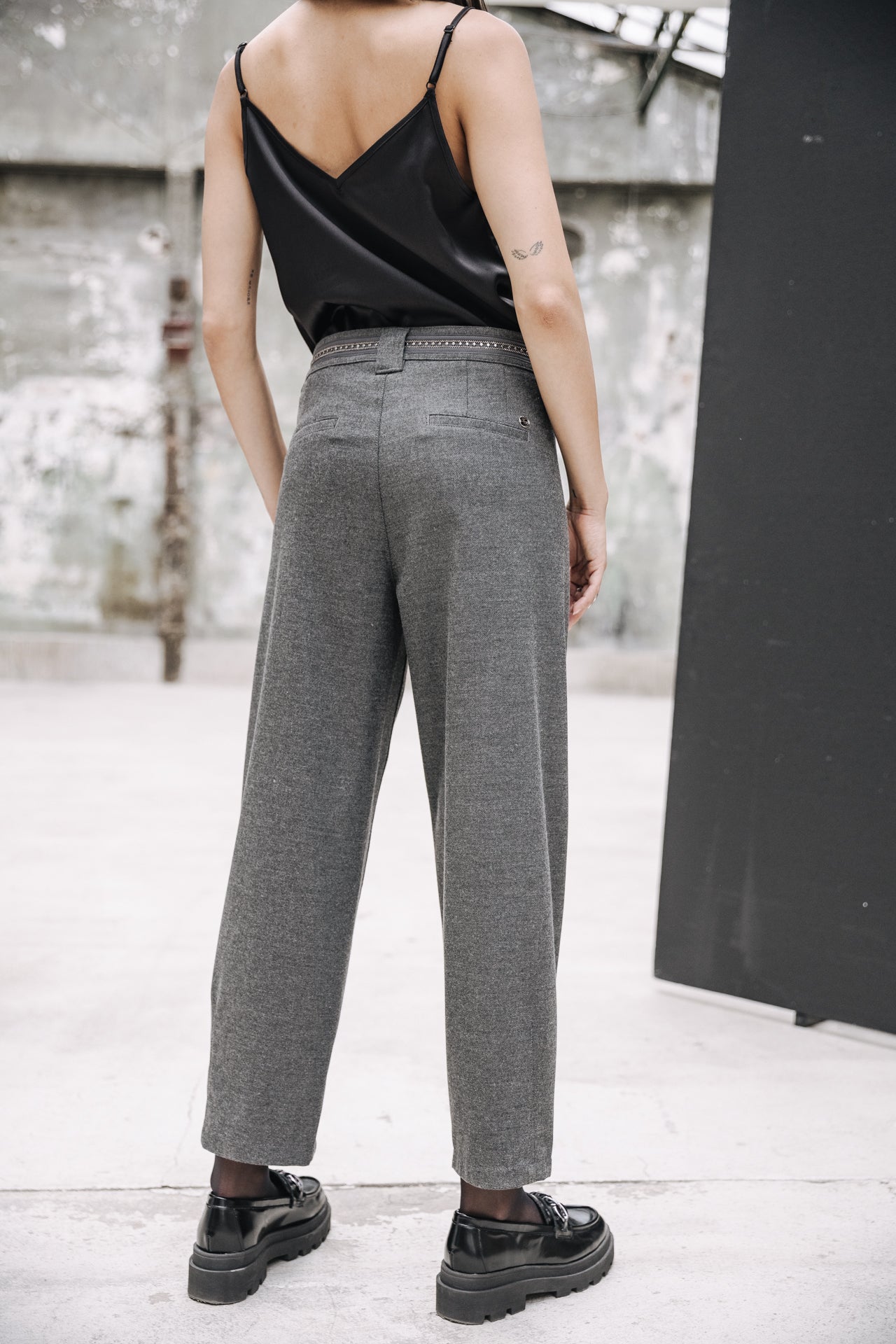 Pantalon jambes ballons Woman Rosalia City Moss moon rock | Freeman T. Porter