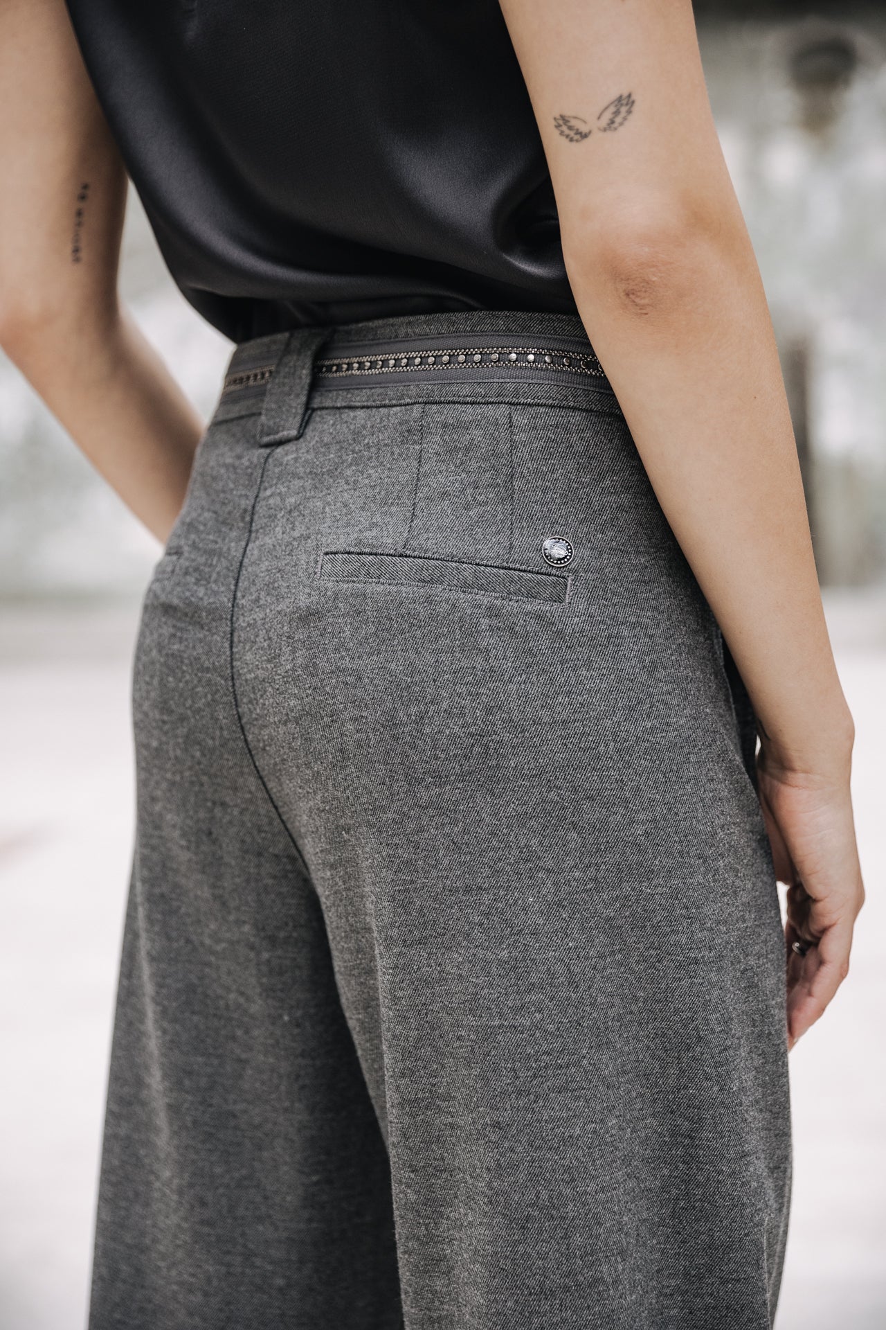 Pantalon jambes ballons Woman Rosalia City Moss moon rock | Freeman T. Porter