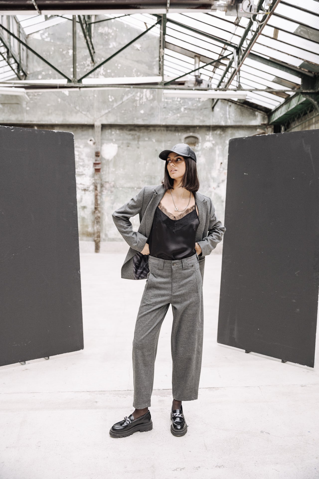 Pantalon jambes ballons Woman Rosalia City Moss moon rock | Freeman T. Porter