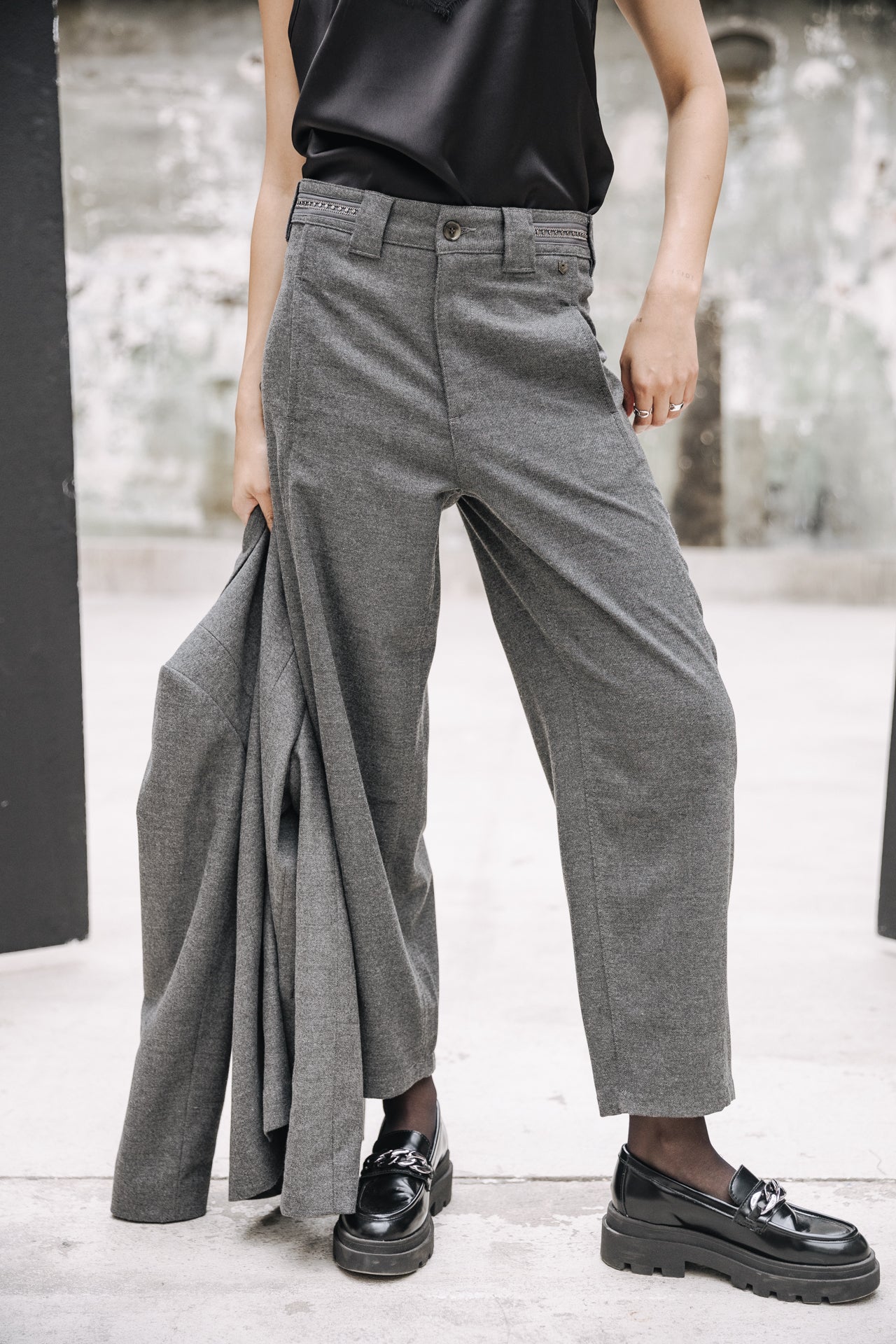 Pantalon jambes ballons Woman Rosalia City Moss moon rock | Freeman T. Porter