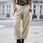 Pantalon en velours Femme Rosalia Veluto overcast | Freeman T. Porter
