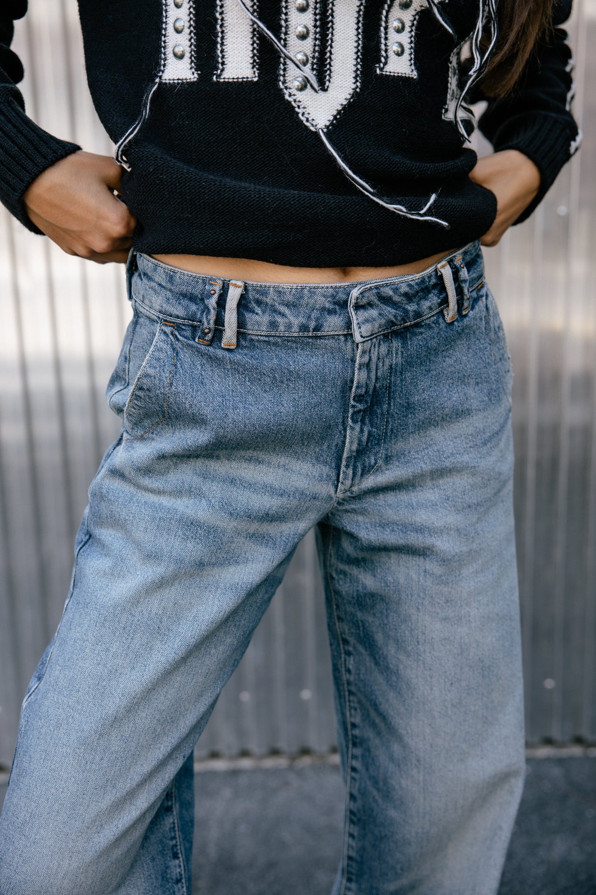 Jeans large Frau Nickie furano | Freeman T. Porter