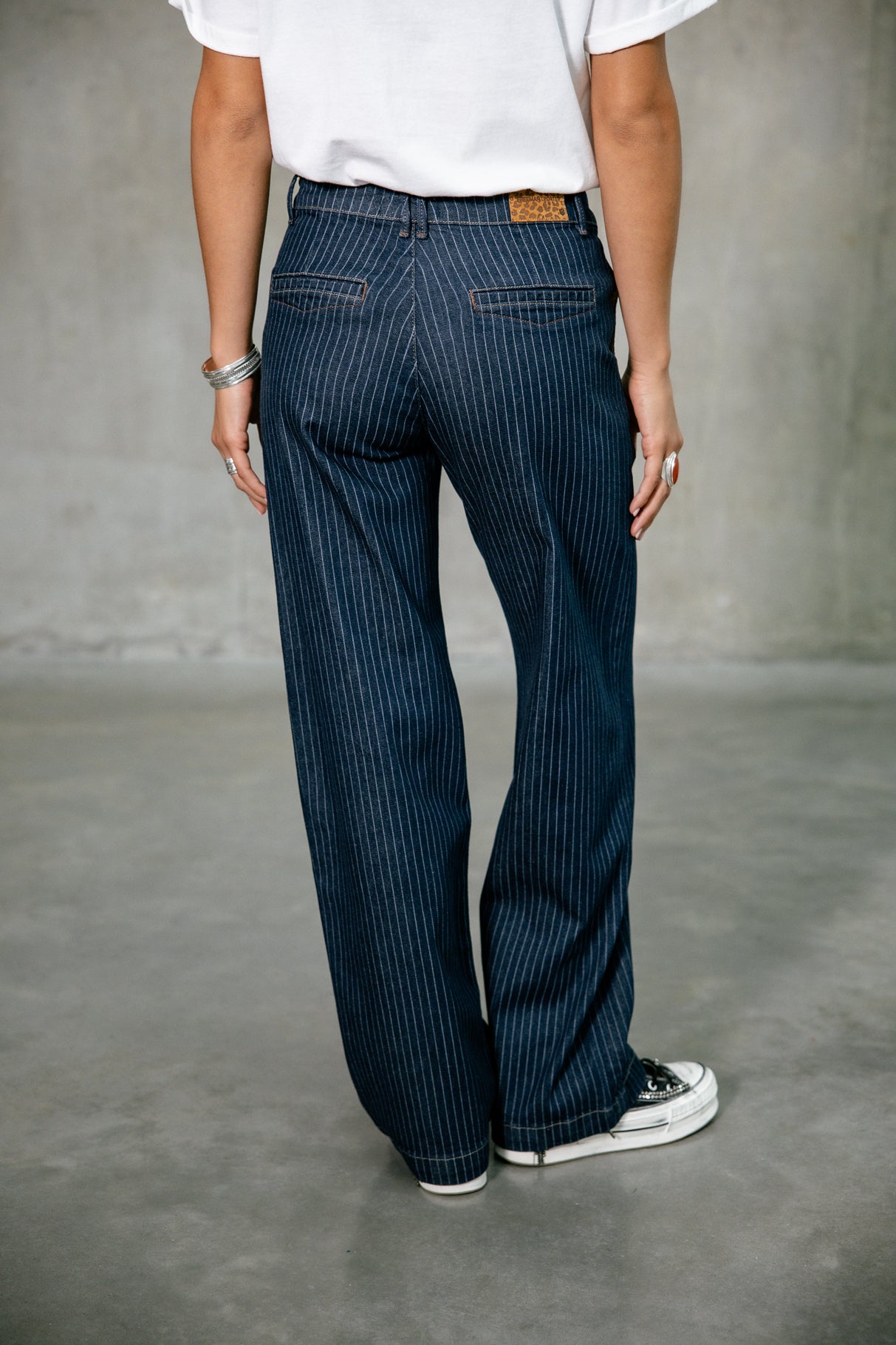 Jeans large Femme Nickie best laser | Freeman T. Porter