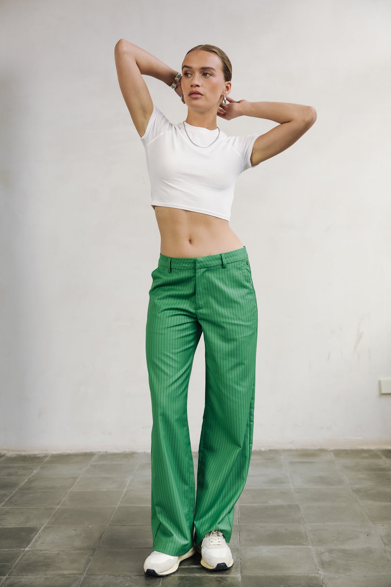 Pantalones anchos Mujer Nickie Agafay jolly green | Freeman T. Porter