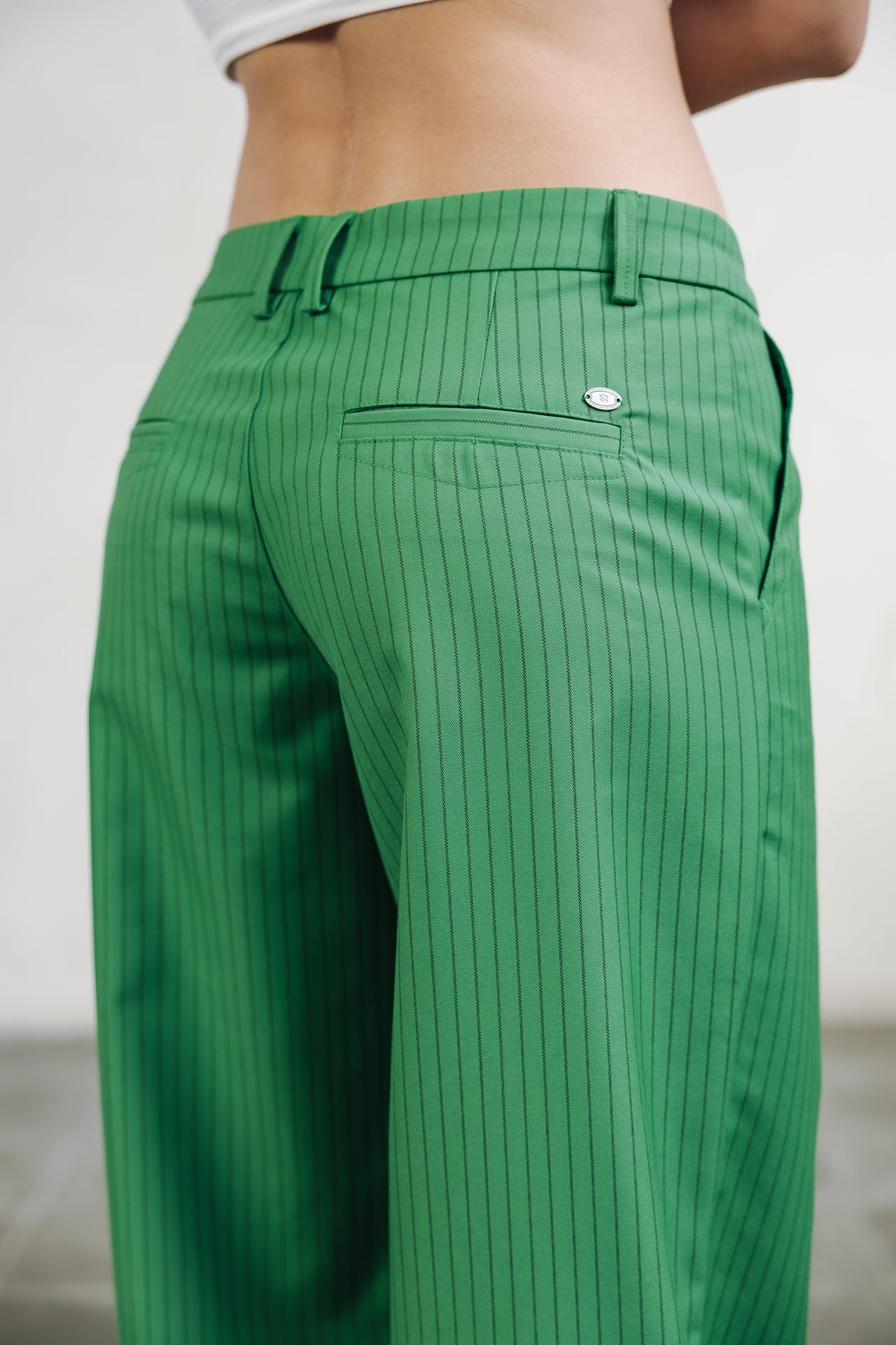 Pantalon large Femme Nickie Agafay jolly green | Freeman T. Porter