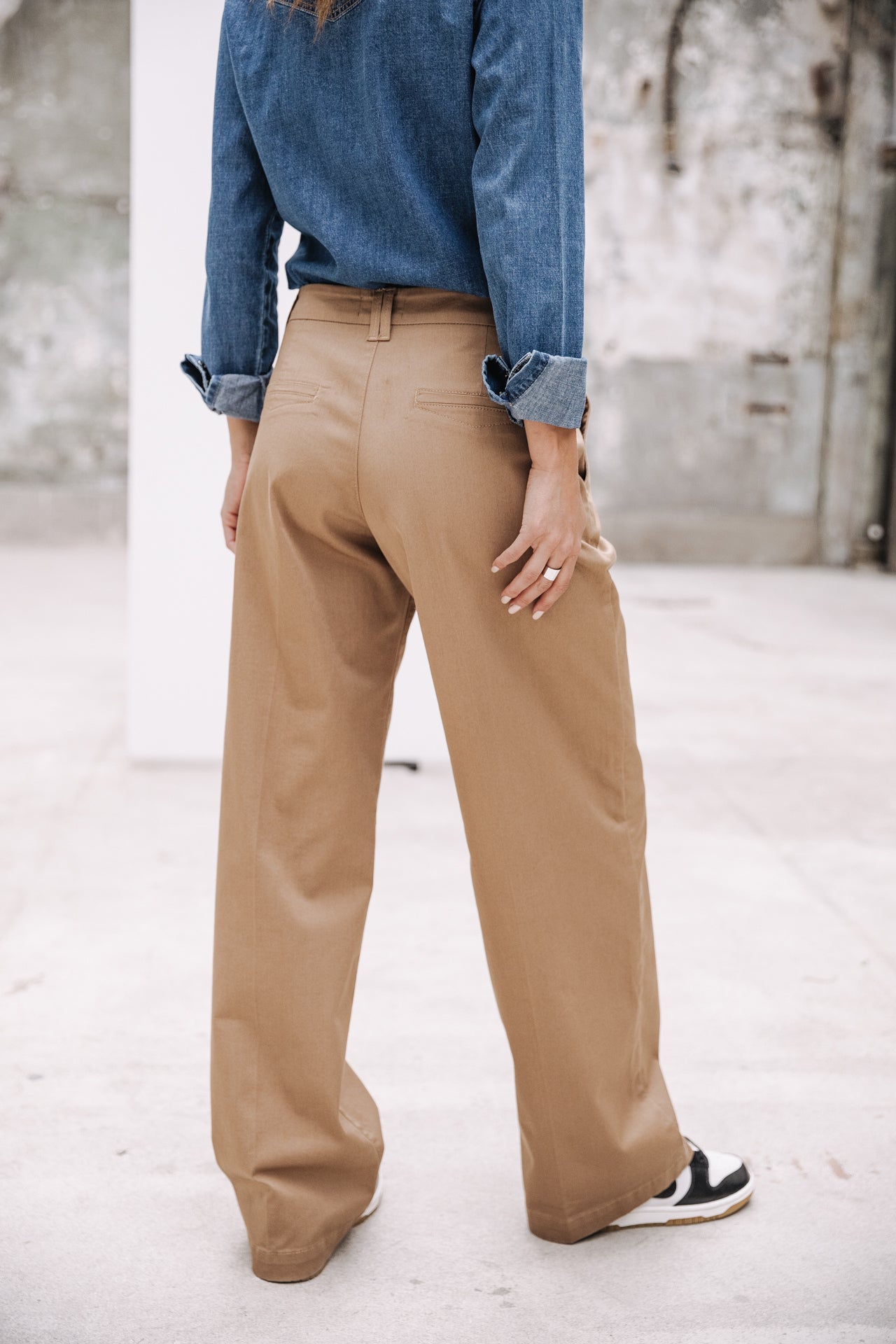 Pantalon large Femme Nickie Felicita kelp | Freeman T. Porter