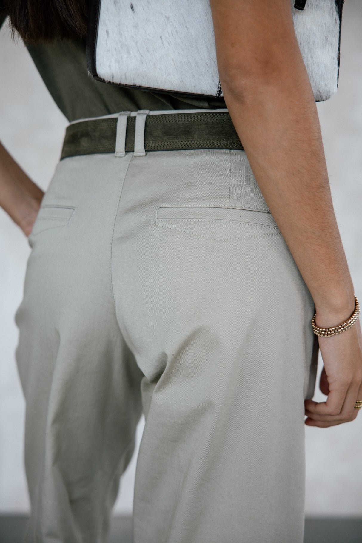 Pantalon large Femme Nickie Studs Felicita abbey stone | Freeman T. Porter