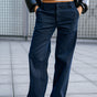 Wide-leg trousers Women Nickie Gorgonia black | Freeman T. Porter
