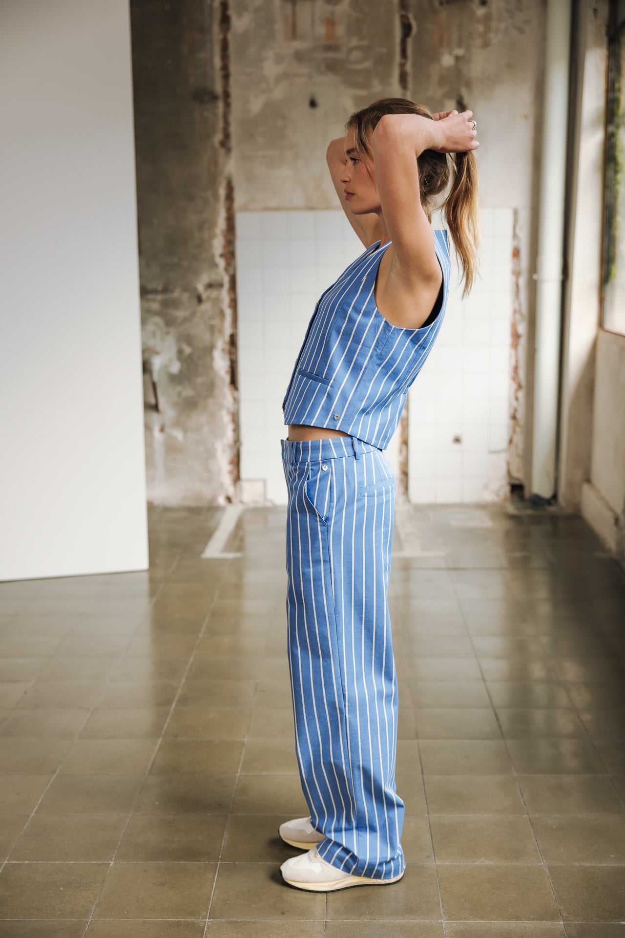 Weite Hose Frau Nickie Offshore granada sky | Freeman T. Porter