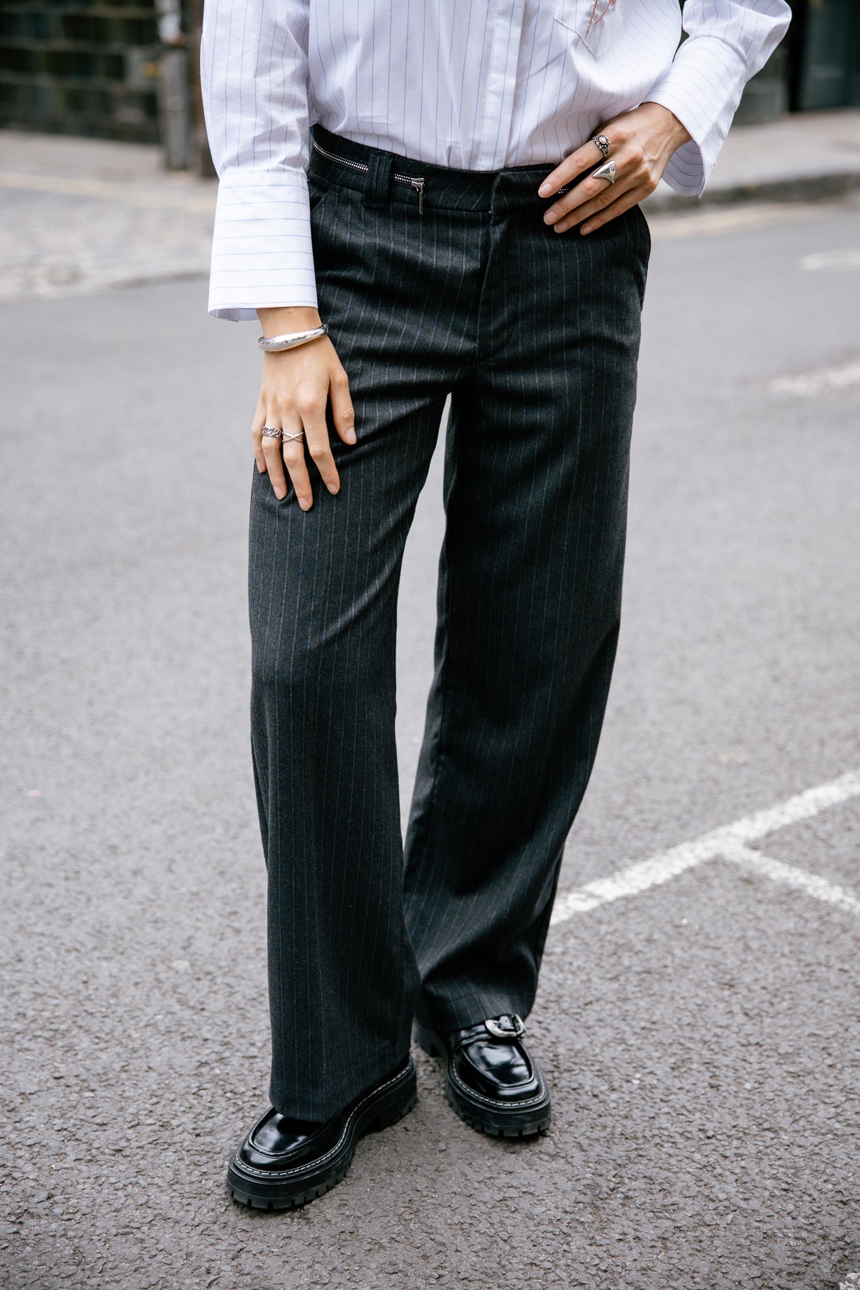 Pantalon large Femme Nickie Target dark khaki | Freeman T. Porter