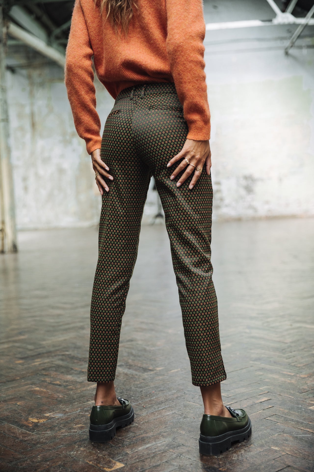 Pantalon City 7/8 Femme Adelie Floriana original | Freeman T. Porter