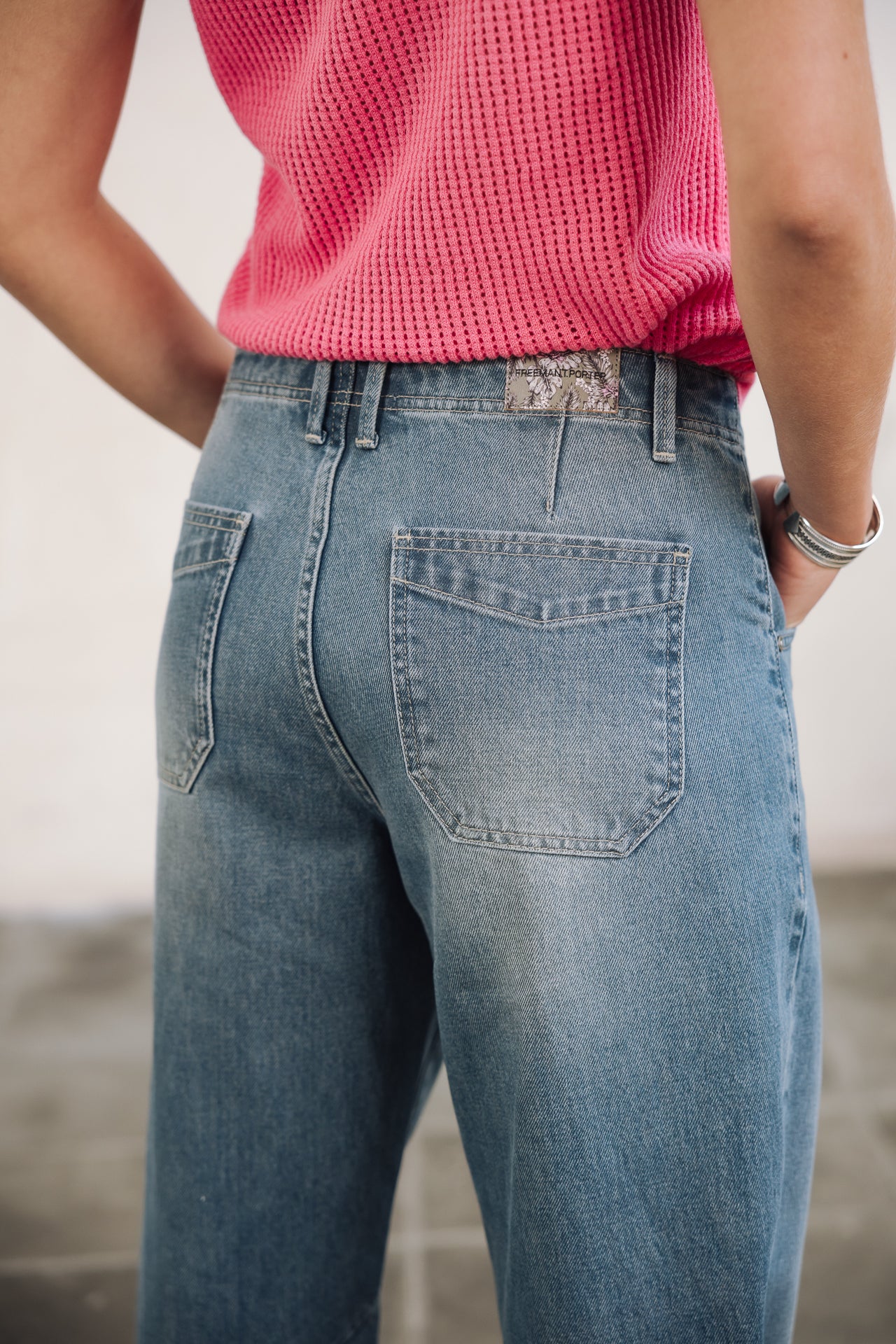 Vaqueros boyfriend rectos Mujer Sloane Denim botus | Freeman T. Porter