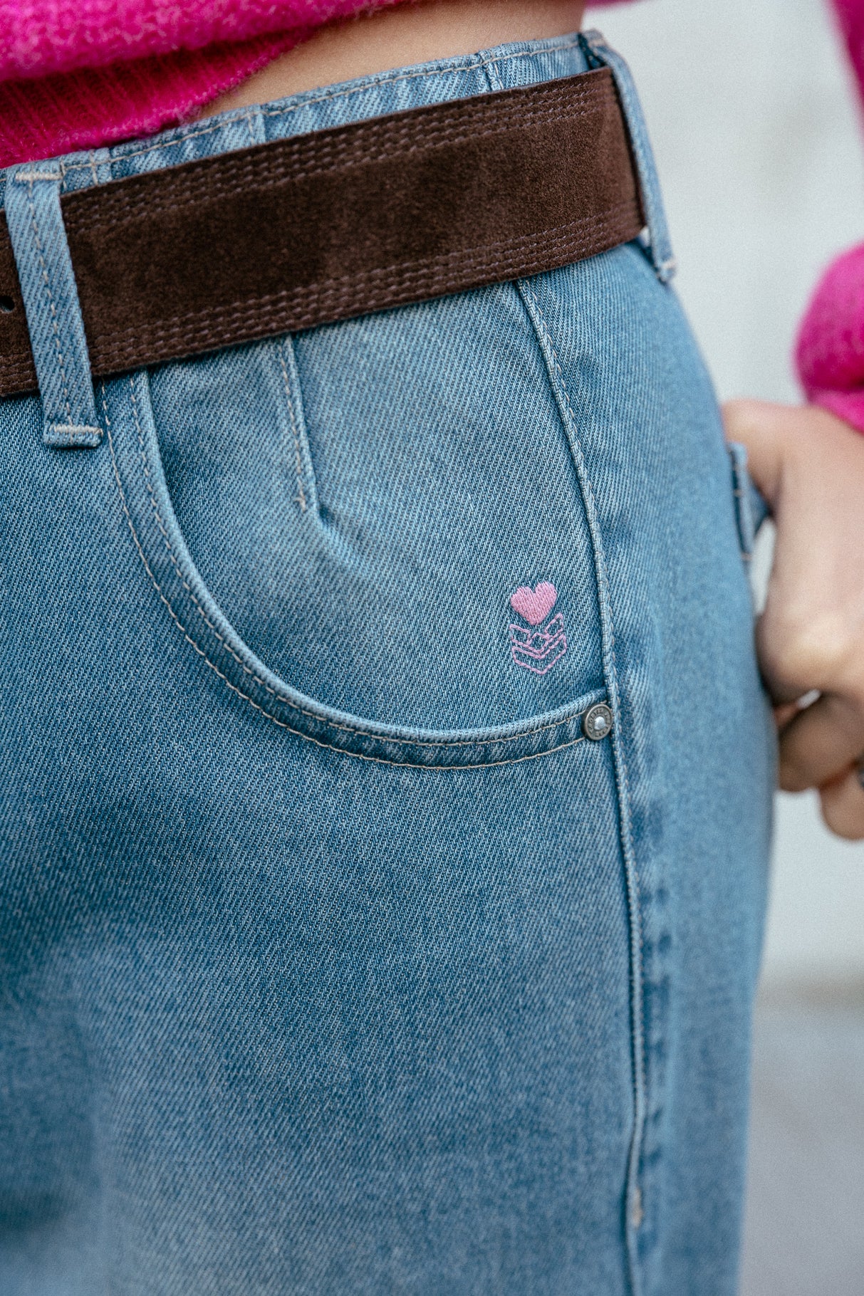 Gerade geschnittene Boyfriend-Jeans Frau Sloane botus | Freeman T. Porter
