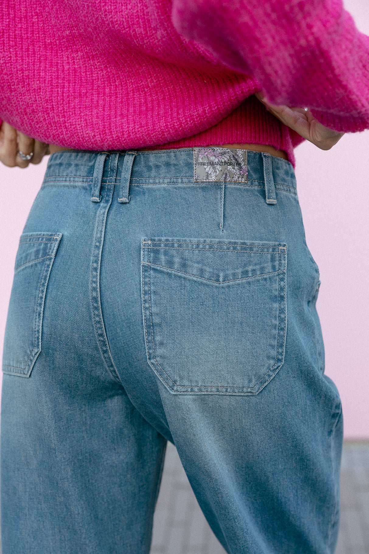Gerade geschnittene Boyfriend-Jeans Frau Sloane botus | Freeman T. Porter
