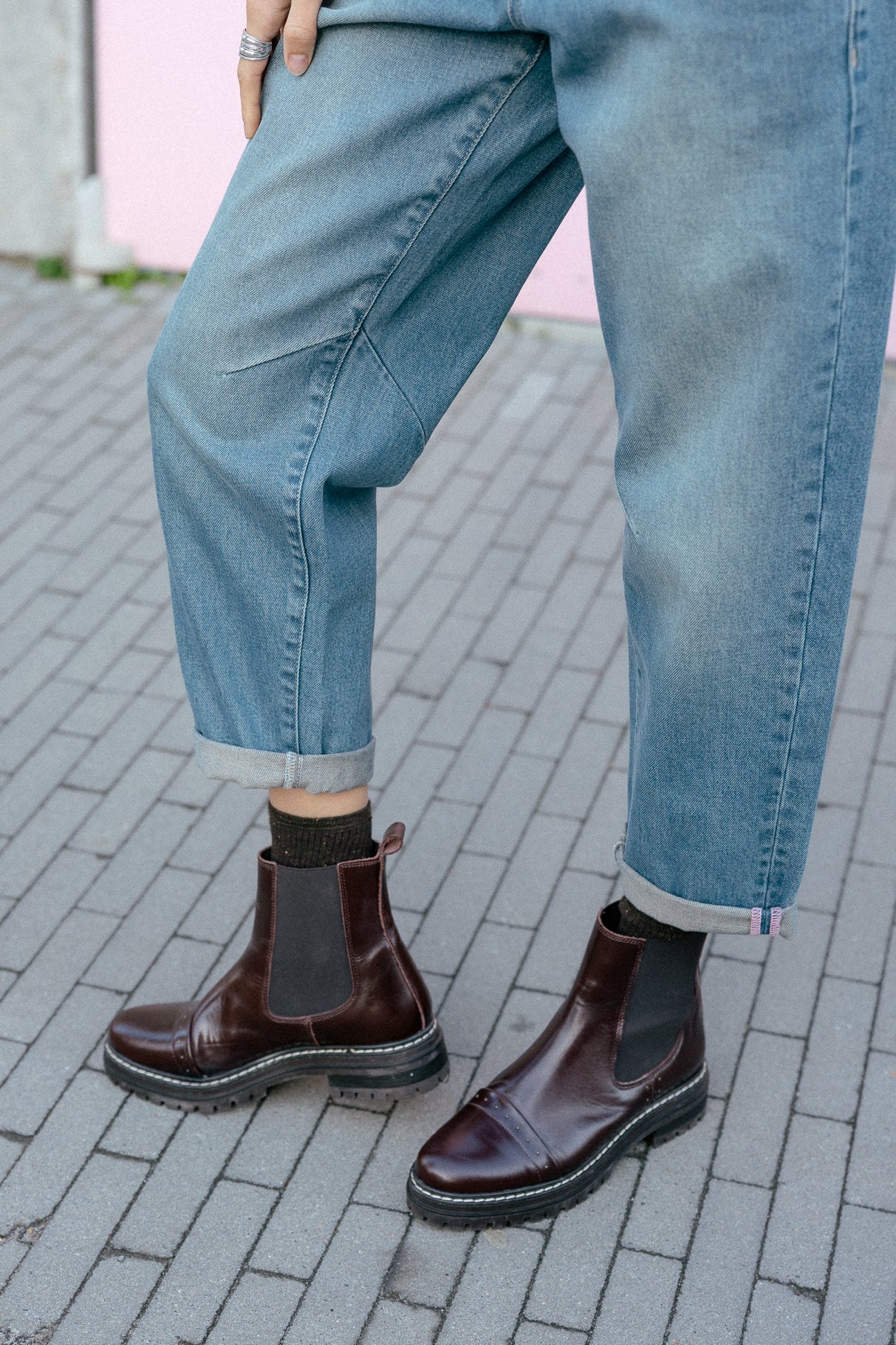 Gerade geschnittene Boyfriend-Jeans Frau Sloane botus | Freeman T. Porter