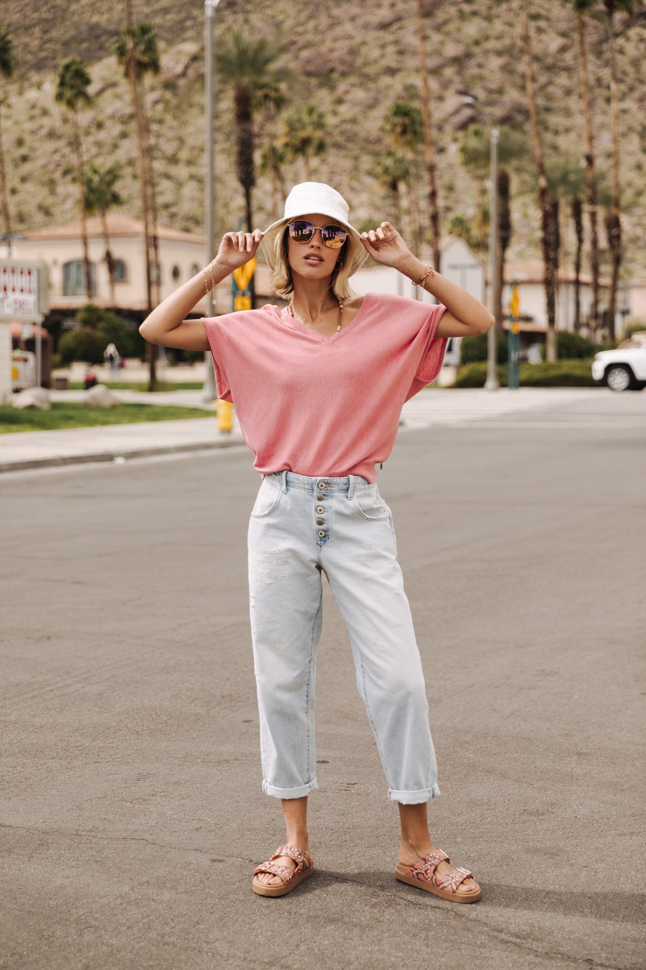 Jeans boyfriend droit Femme Sloane scoop | Freeman T. Porter