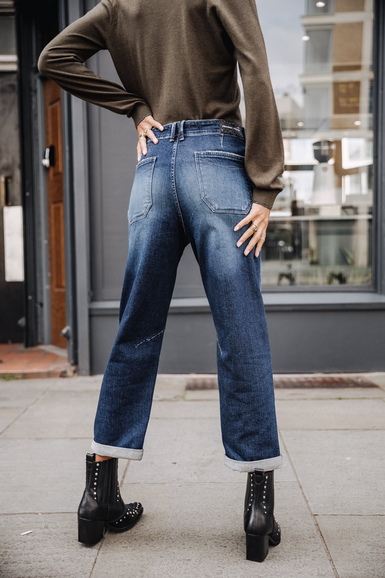 Jeans boyfriend droit Femme Sloane snowdon | Freeman T. Porter
