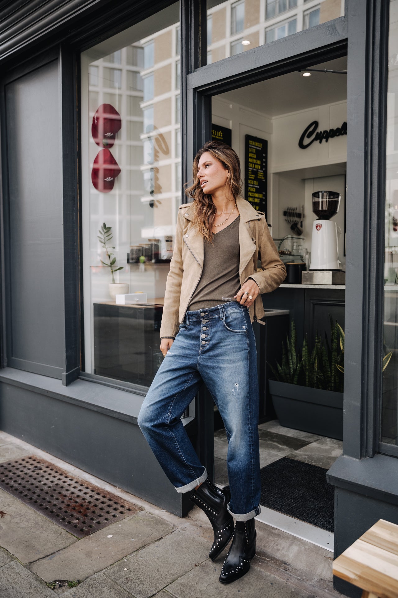 Jeans boyfriend droit Femme Sloane snowdon | Freeman T. Porter