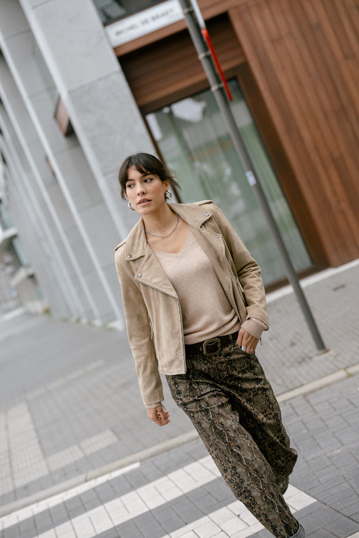 Straight-leg boyfriend pants Woman Sloane Mamba original | Freeman T. Porter