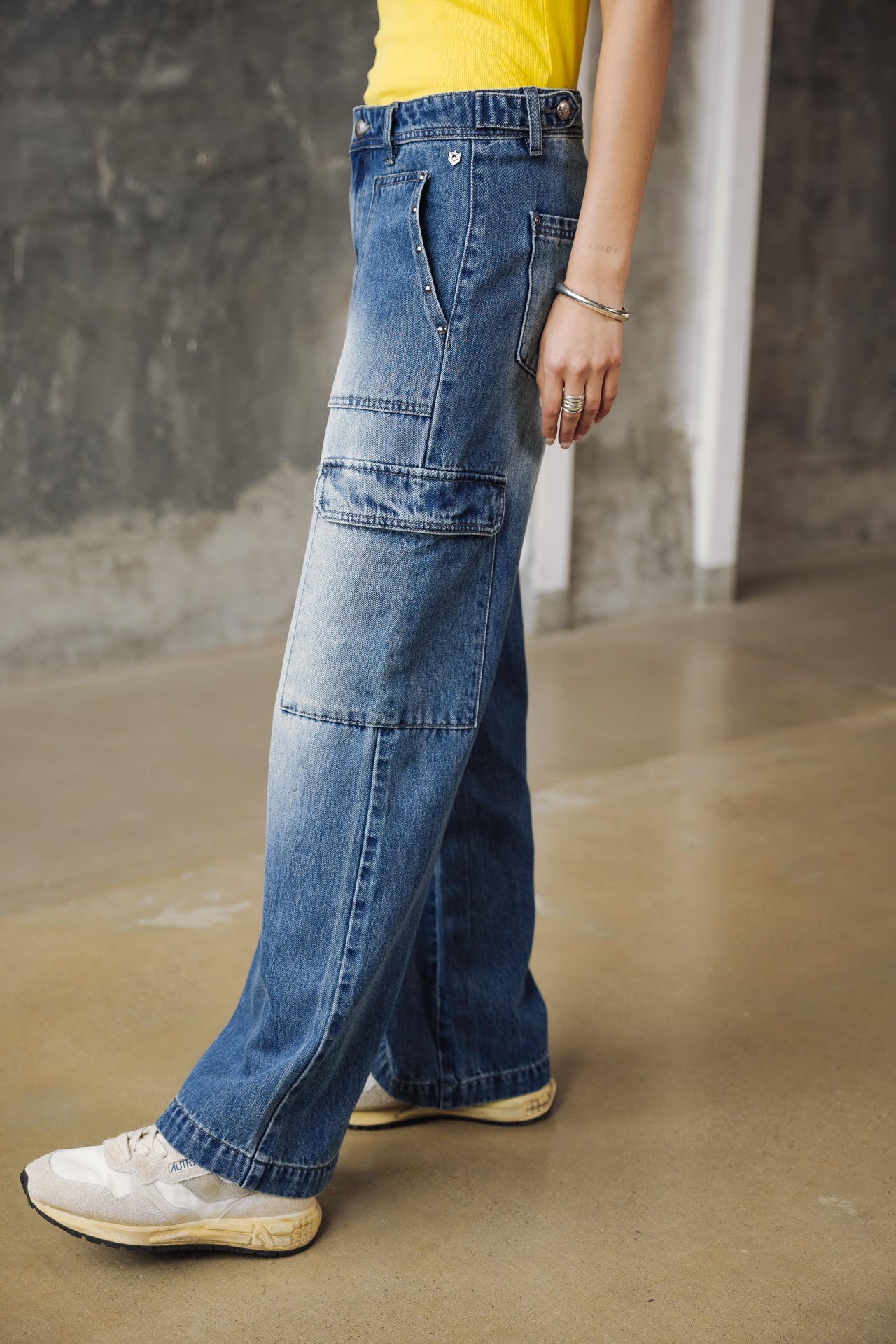 Vaqueros cargo grandes Mujer Moxie Denim jeblo | Freeman T. Porter