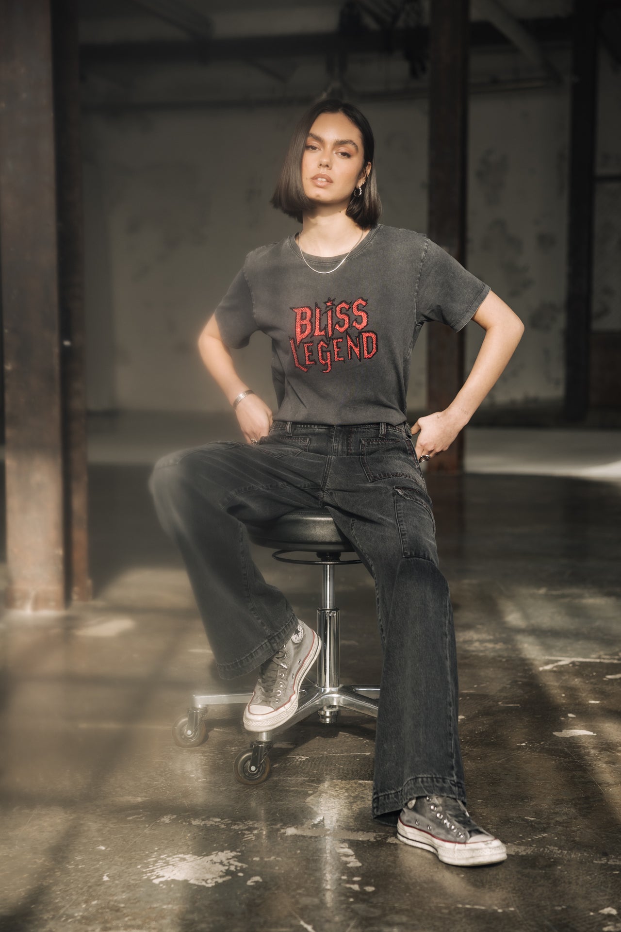 Large cargo jeans Woman Moxie sapia | Freeman T. Porter